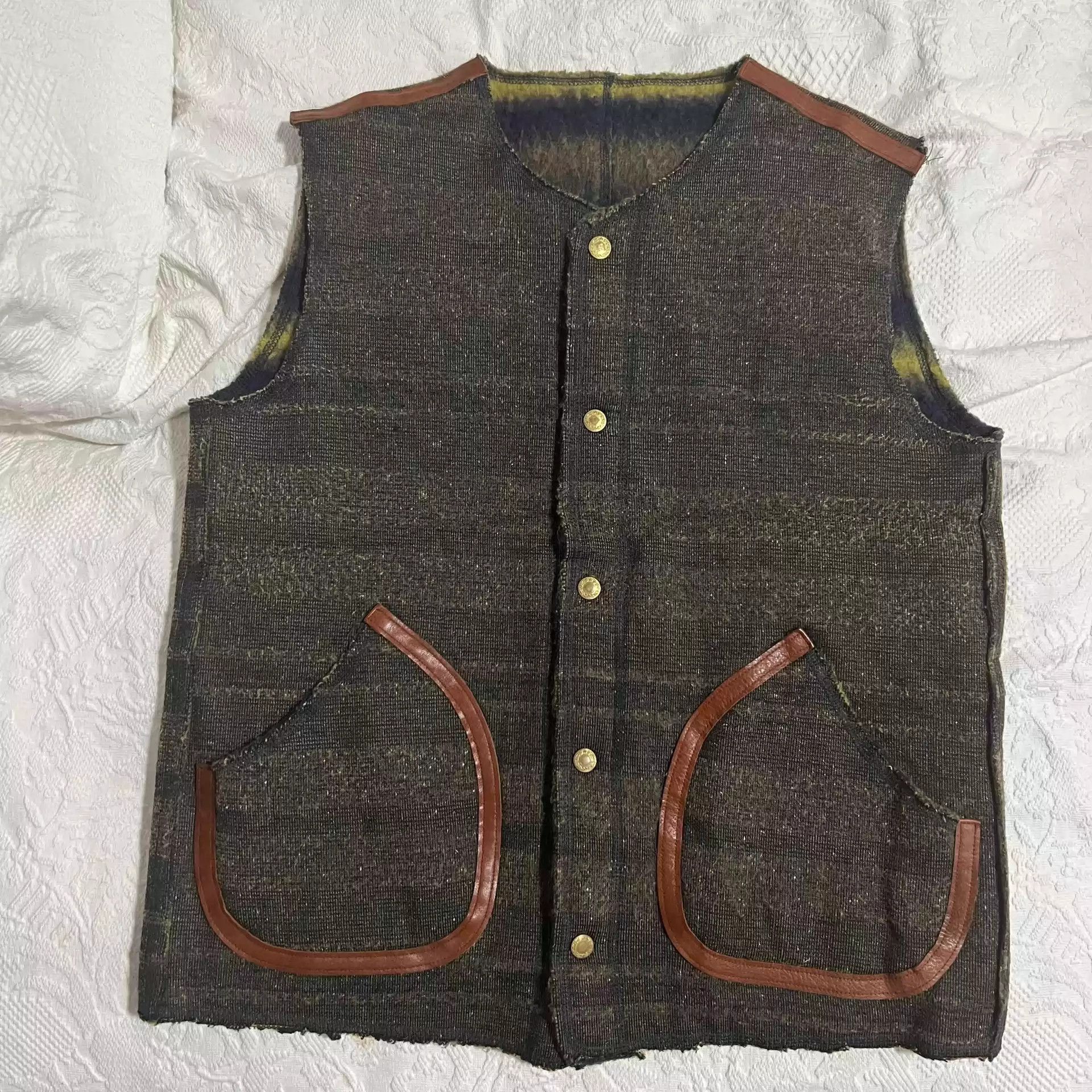 KAPITAL ブラウン コーデュロイ ベスト BEACH VEST BB VEST / ブラウンズビーチベスト | ANATOMICA SAPPORO