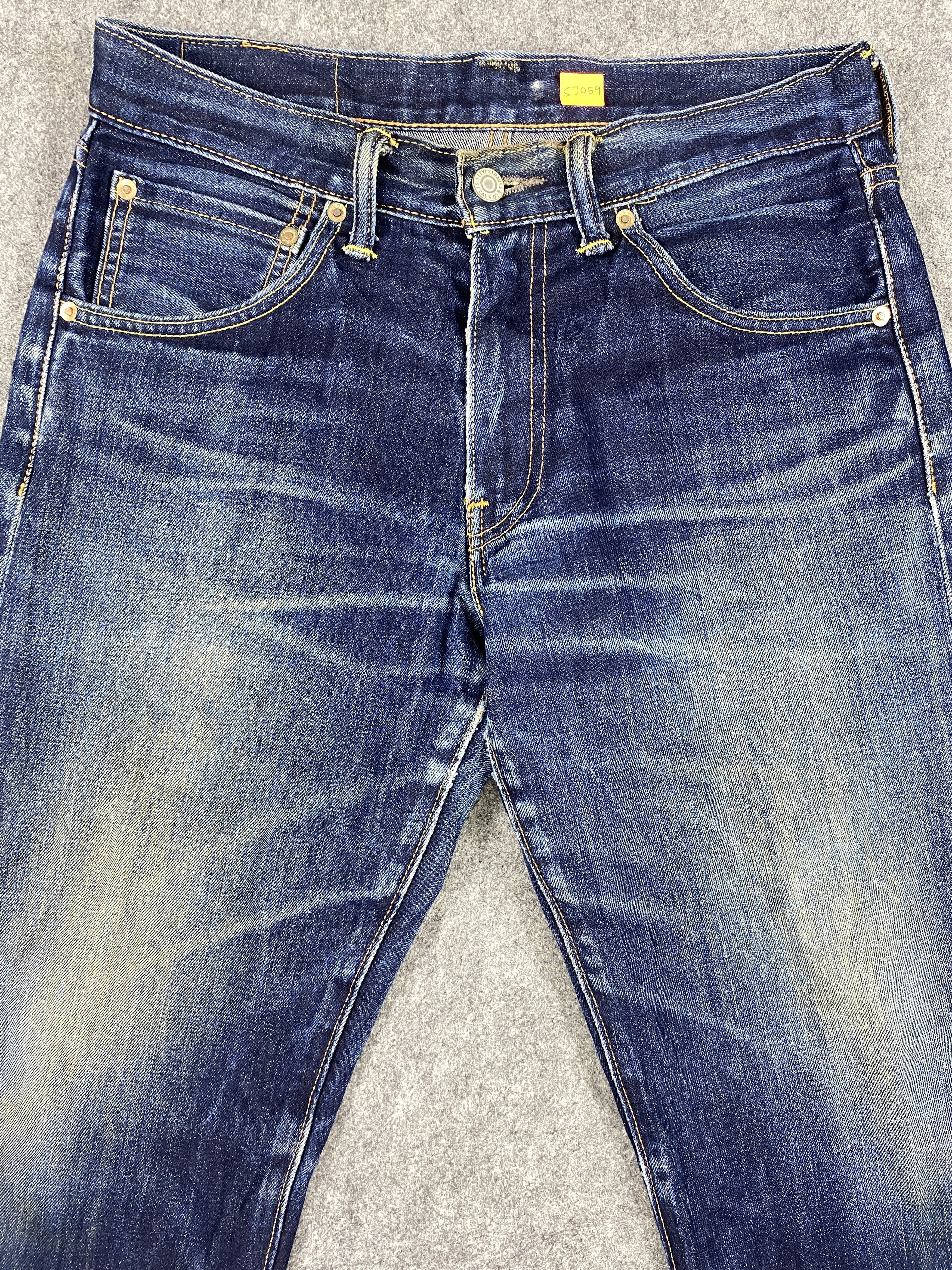 Levi's Dark Blue Distressed Levi's 503 30x27 Denim -SJ059 Size US 30 / EU 46 - 3 Thumbnail