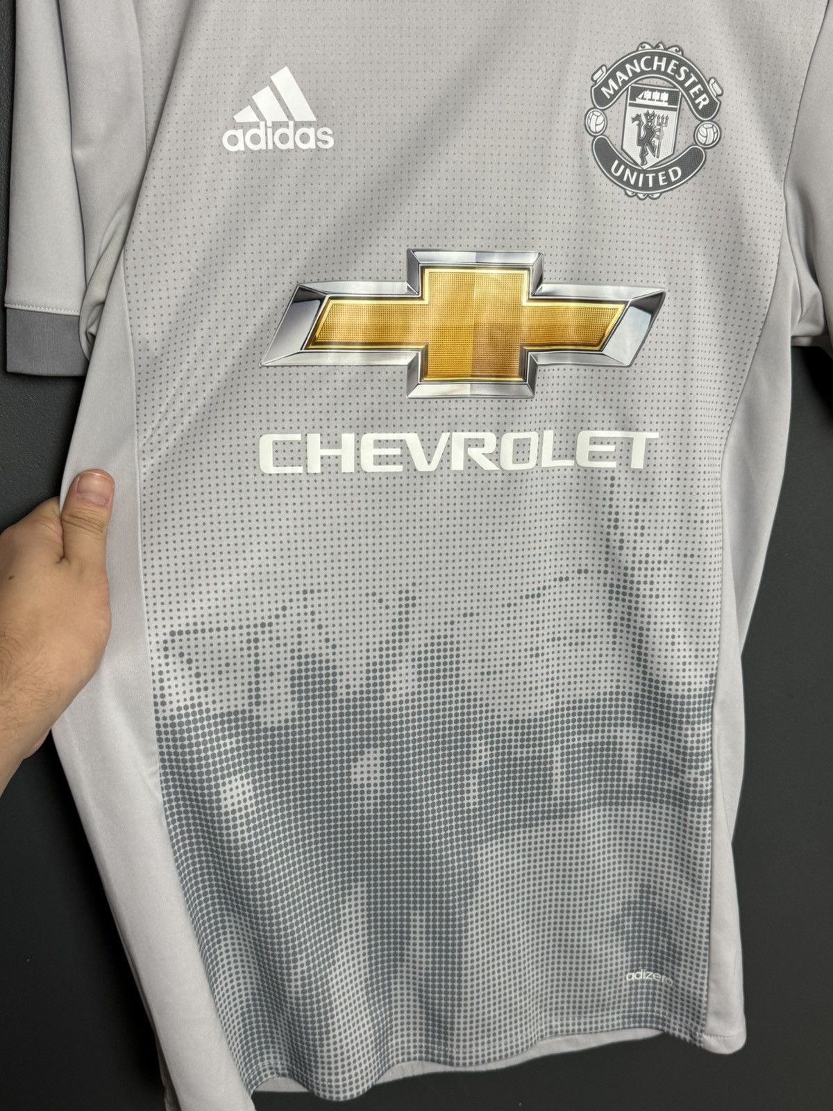 Adidas Manchester United 17/18 Third Football Jersey T-Shirt Size US S / EU 44-46 / 1 - 3 Thumbnail