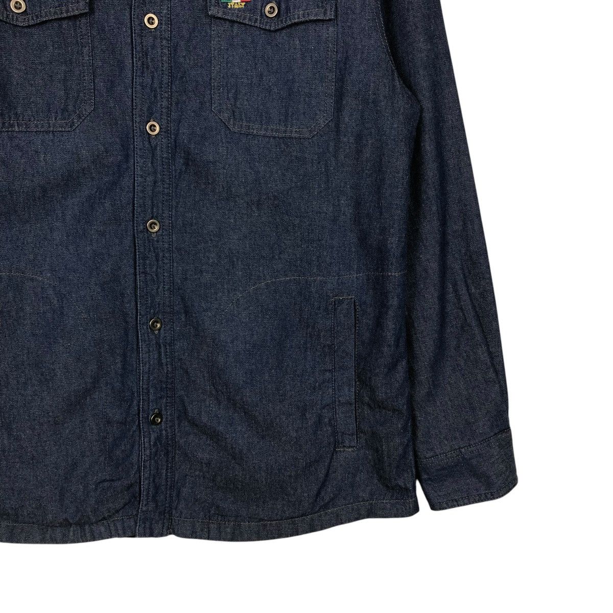 Japanese Brand × Vintage 🔥VINTAGE CHORE DENIM WORK BLANKET JACKET PATRIZIO FRANCESCA Size US L / EU 52-54 / 3 - 8 Thumbnail