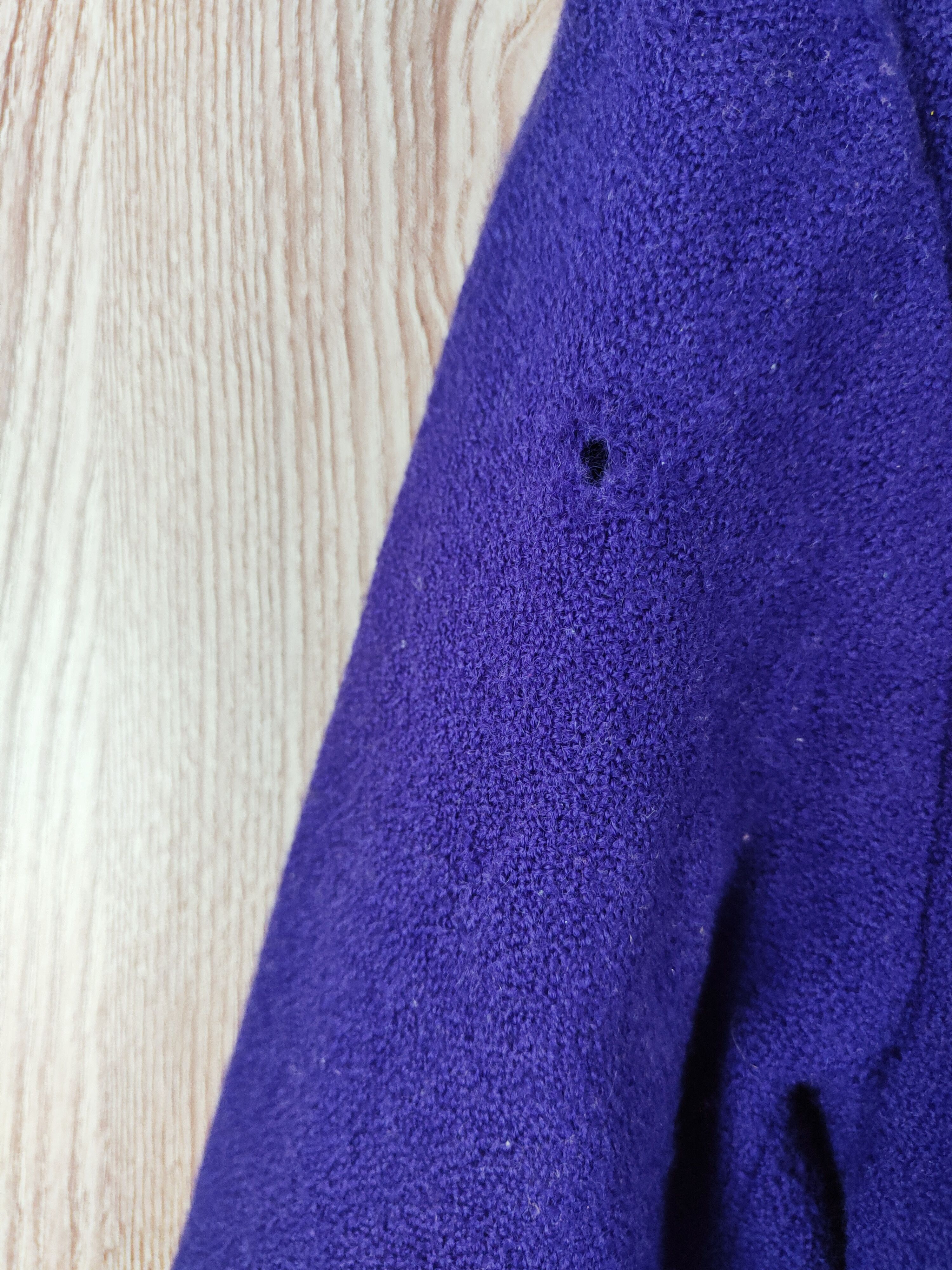 Yves Saint Laurent Yves Saint Laurent ripped vintage Purple Jackets #W468 Size M / US 6-8 / IT 42-44 - 4 Thumbnail