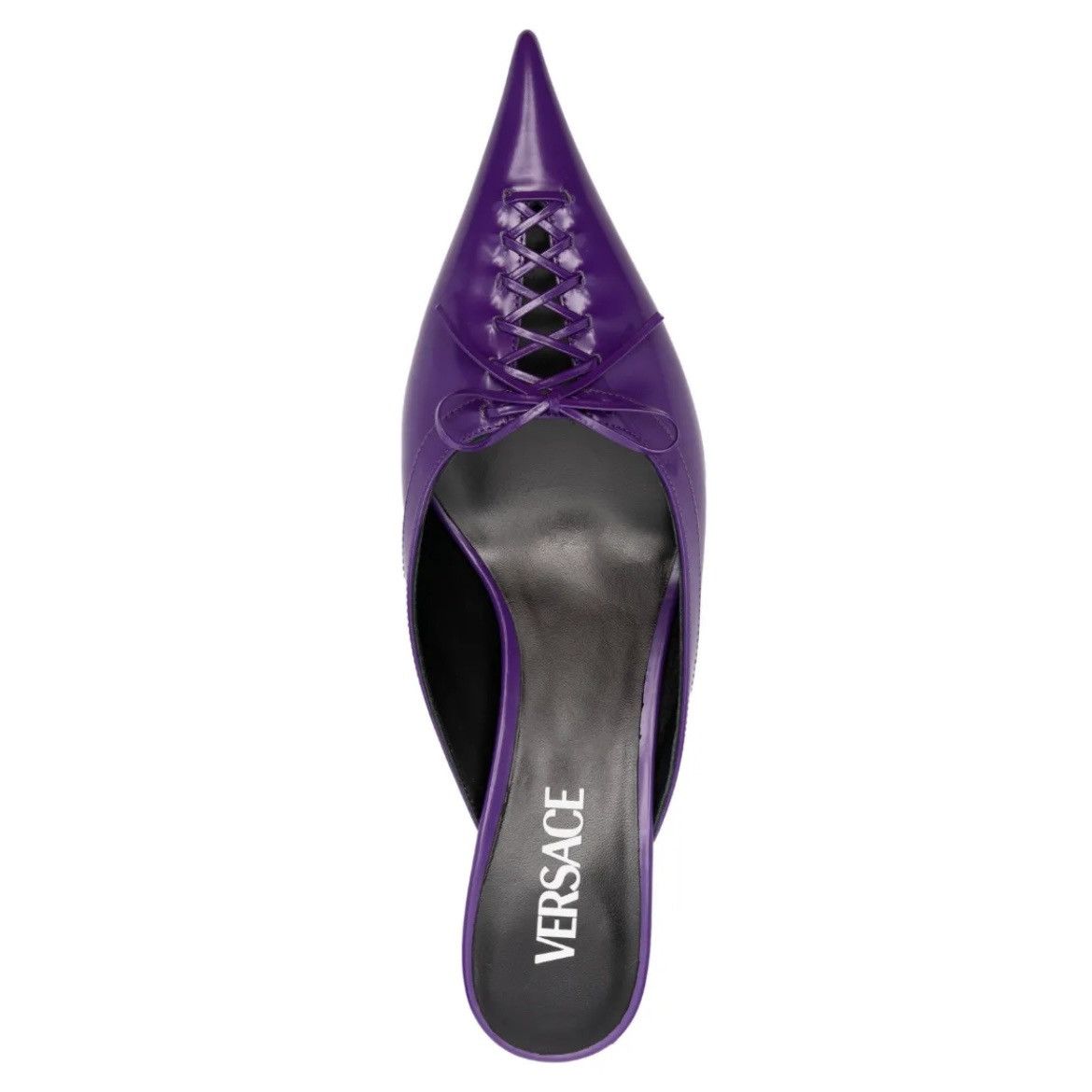 Versace Runaway Pin-Point 50mm Mules