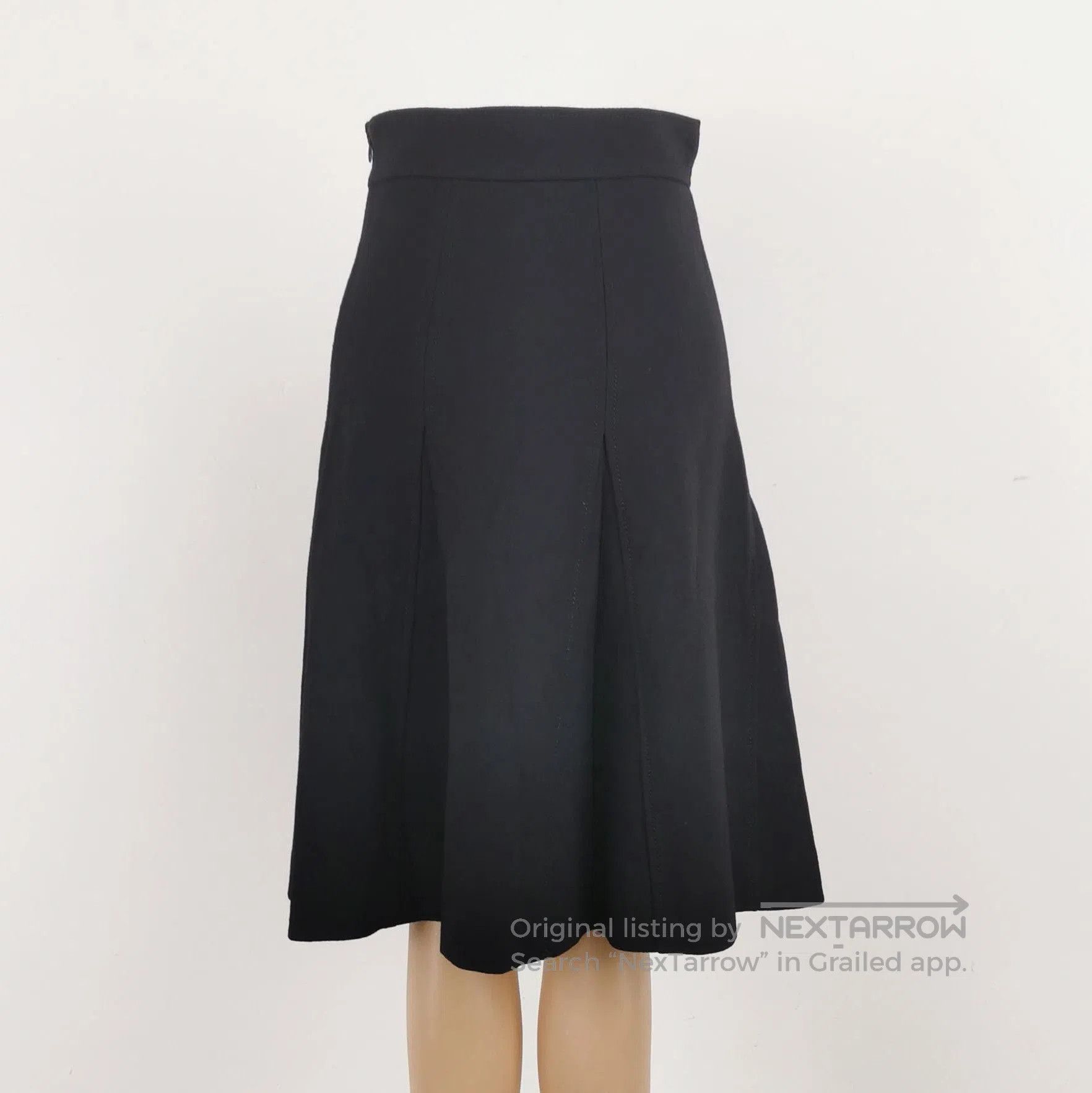 Prada Prada Wool Black A. Size 37" - 2 Thumbnail