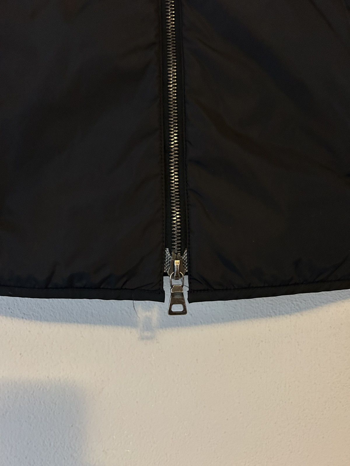 Prada Black Nylon Jacket with Wool and Leather Details Size S / US 4 / IT 40 - 5 Thumbnail