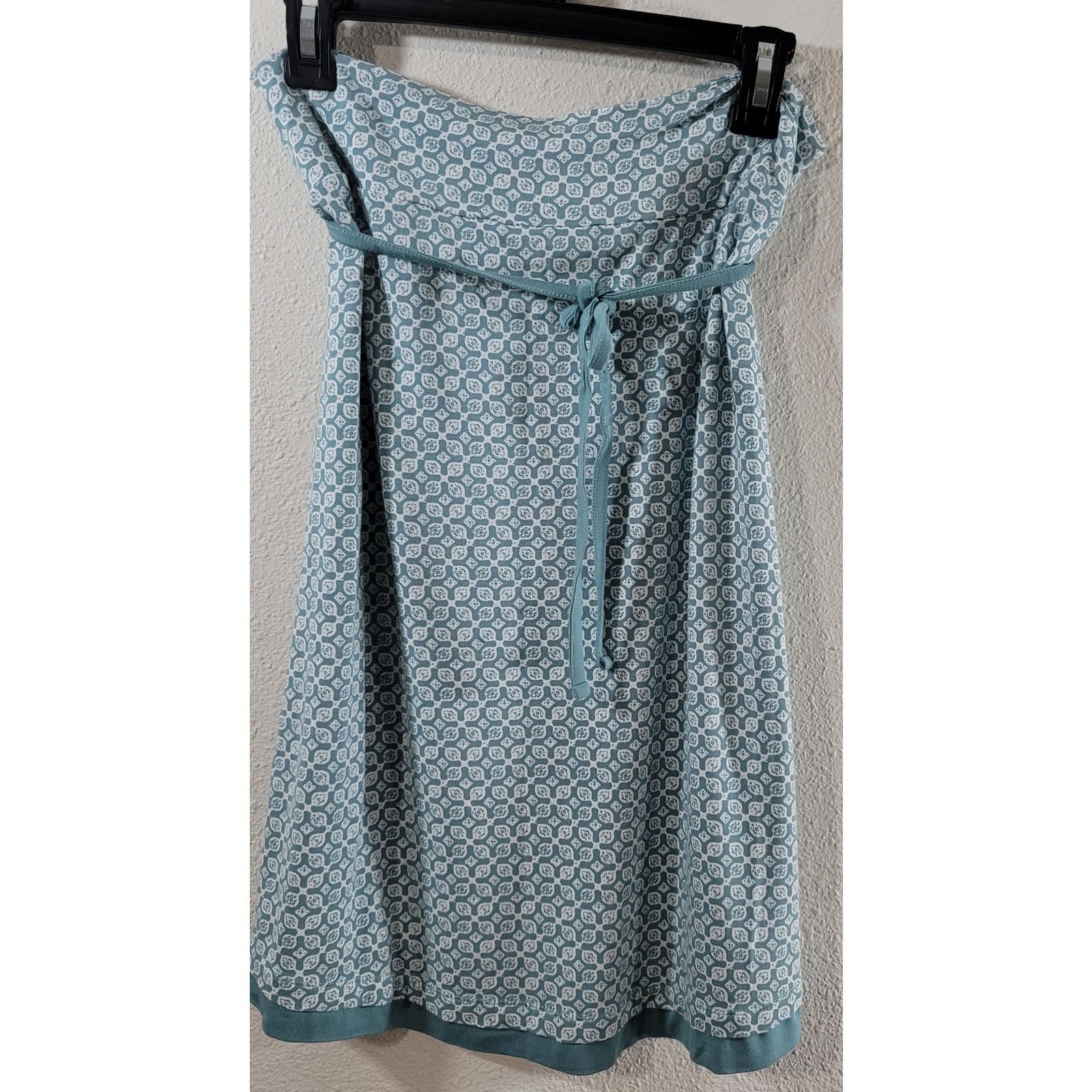 Tom Tailor Tom Tailor Green White Floral Print A Line Mini Skirt 40 S Size 30" / US 8 / IT 44 - 1 Thumbnail