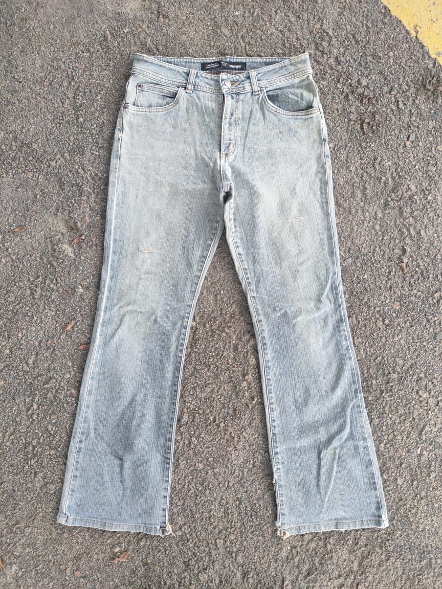 Wrangler FLARE VINTAGE WRANGLER FADED JEANS DENIM PANTS Size US 30 / EU 46 - 1 Thumbnail