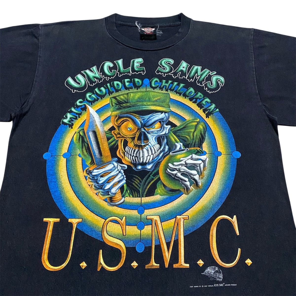 Vintage Rare‼️🔥Vintage USMC Uncle Sam’s Misguided Children T-Shirt Size US M / EU 48-50 / 2 - 3 Thumbnail