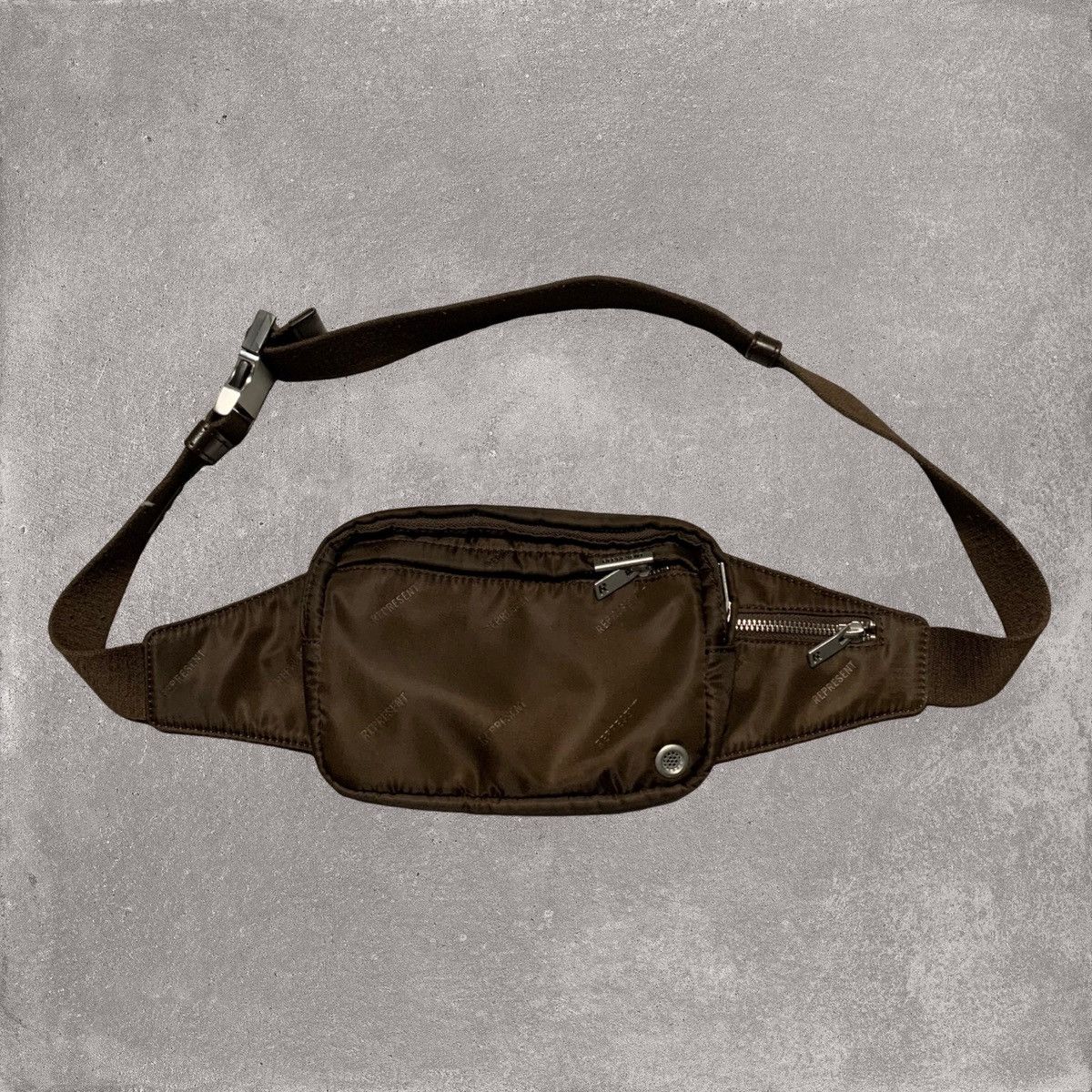 Represent Clo. Represent Bag Cross Body All Over Print Brown Bag Size ONE SIZE - 1 Thumbnail