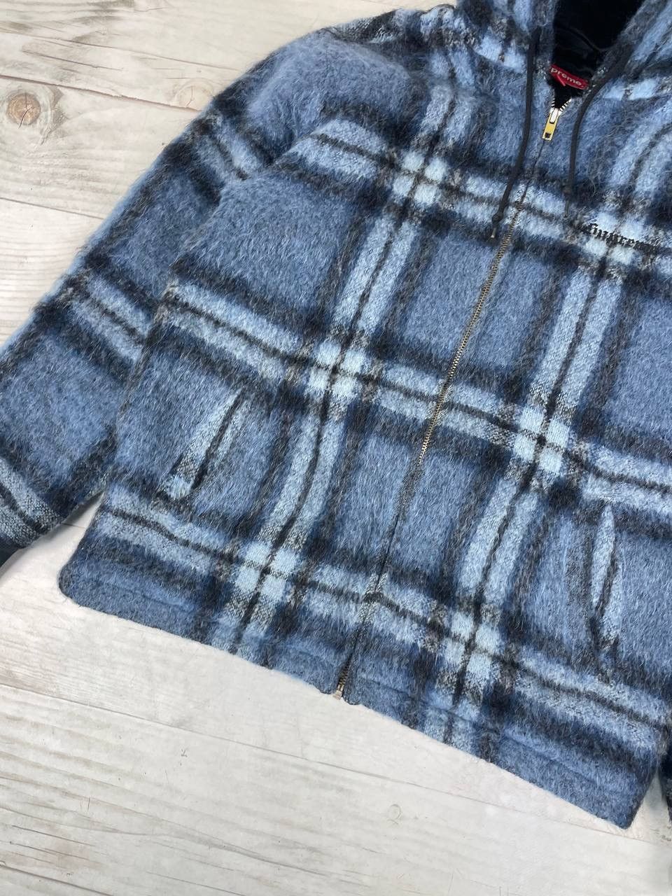 Supreme Supreme PLAID WOOL HOODED JACKET Mohair Size US S / EU 44-46 / 1 - 3 Thumbnail