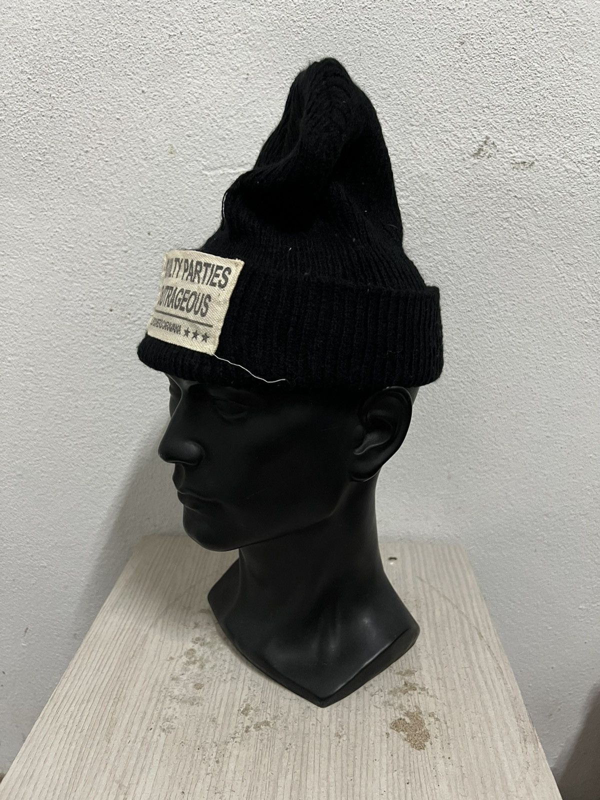 Wacko Maria Guilty parties Spell Out Beanie Hat Size ONE SIZE - 3 Thumbnail