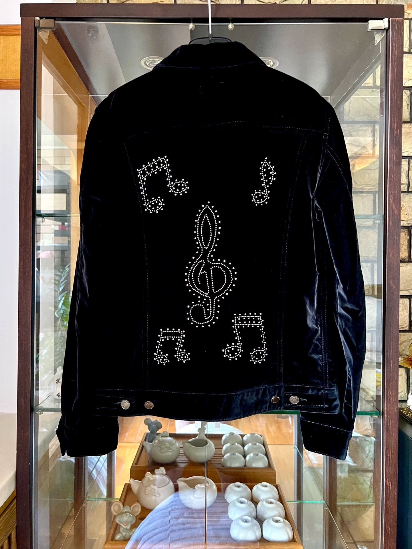 Saint Laurent Paris Note rivet jacket