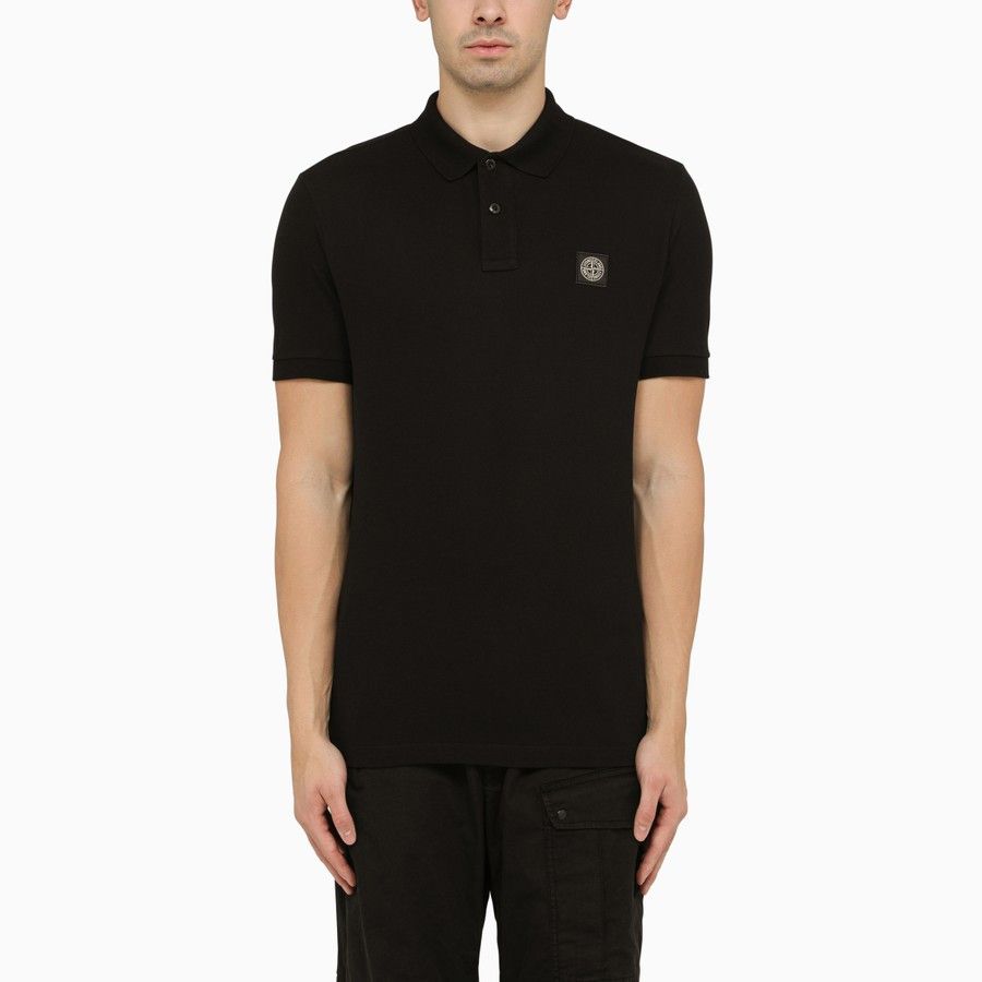 o1d2blof0624 Logo Polo Shirts in Black