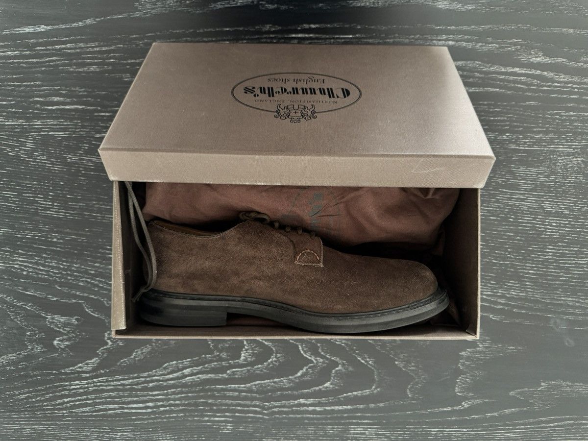 Church's DEAL!! Church’s Shannon LW Suede Derby Size US 10.5 / EU 43-44 - 6 Thumbnail