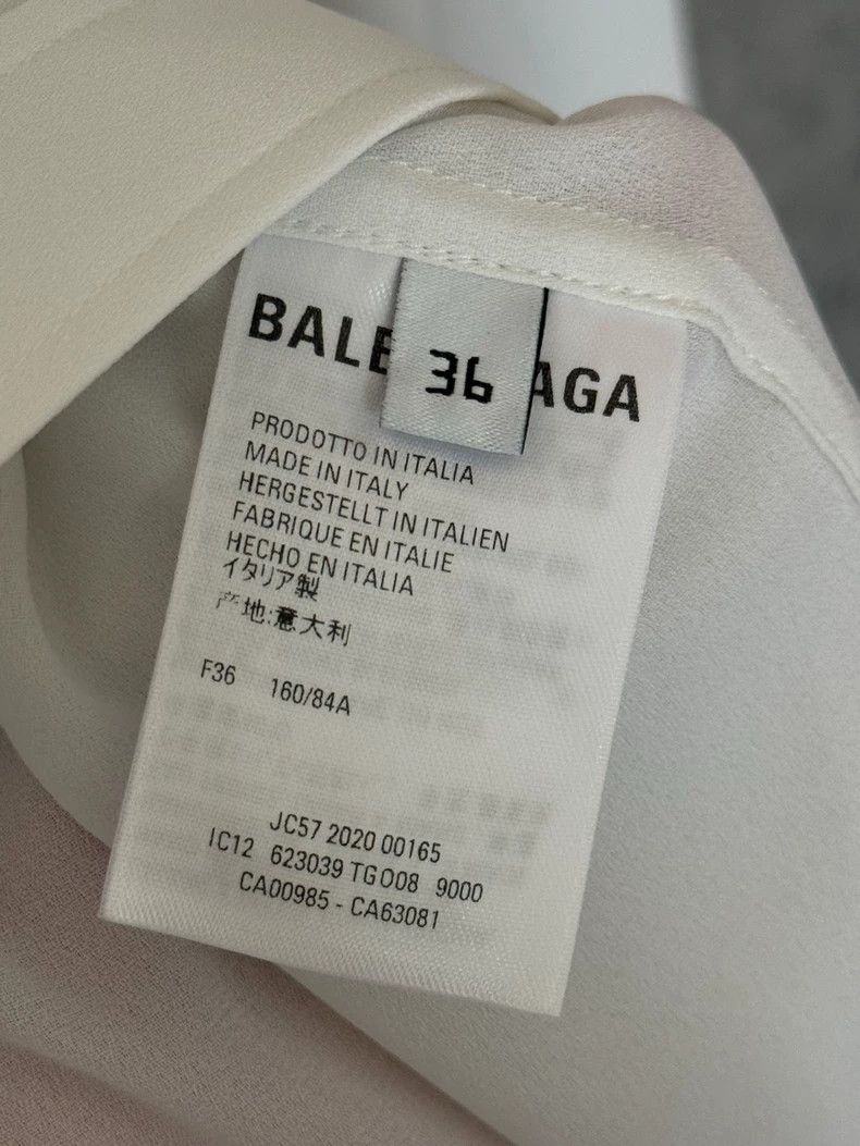 Balenciaga Balenciaga size 36 Cola printed logo shirt white Size US S / EU 44-46 / 1 - 4 Thumbnail