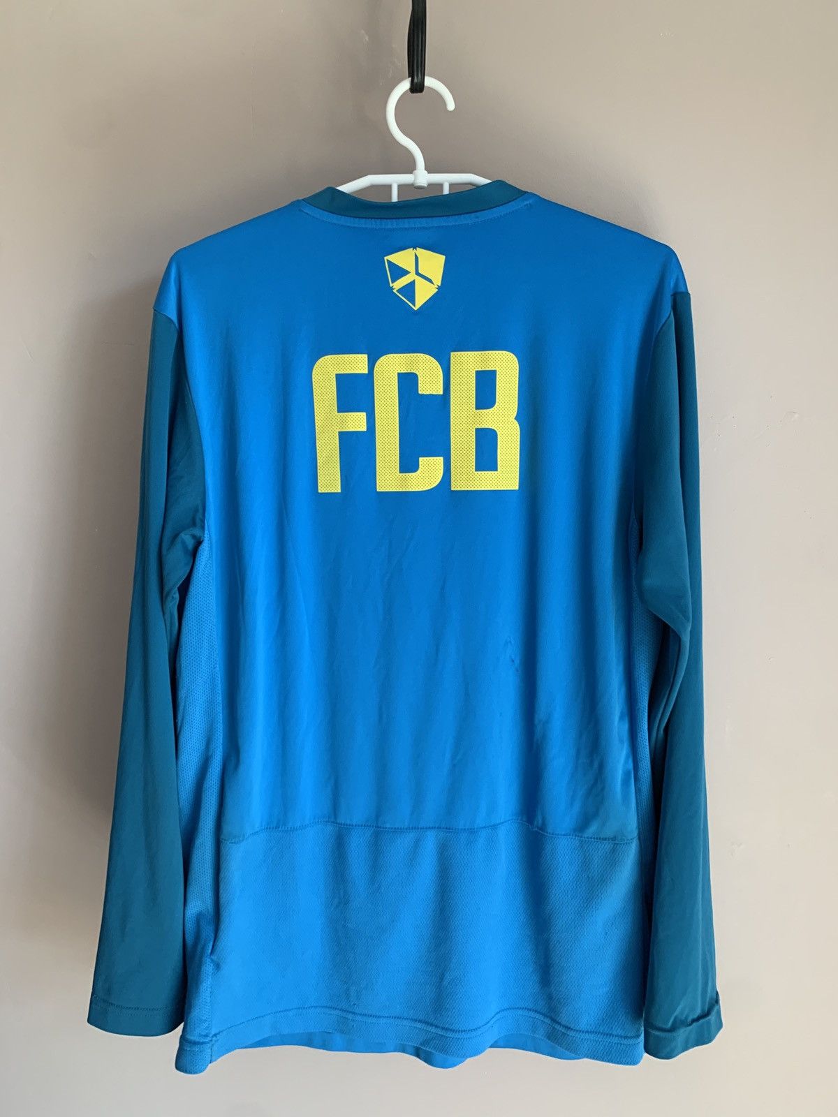 Nike FC Barcelona Long Sleeve Jersey Training Nike Soccer Shirt M Size US M / EU 48-50 / 2 - 2 Thumbnail