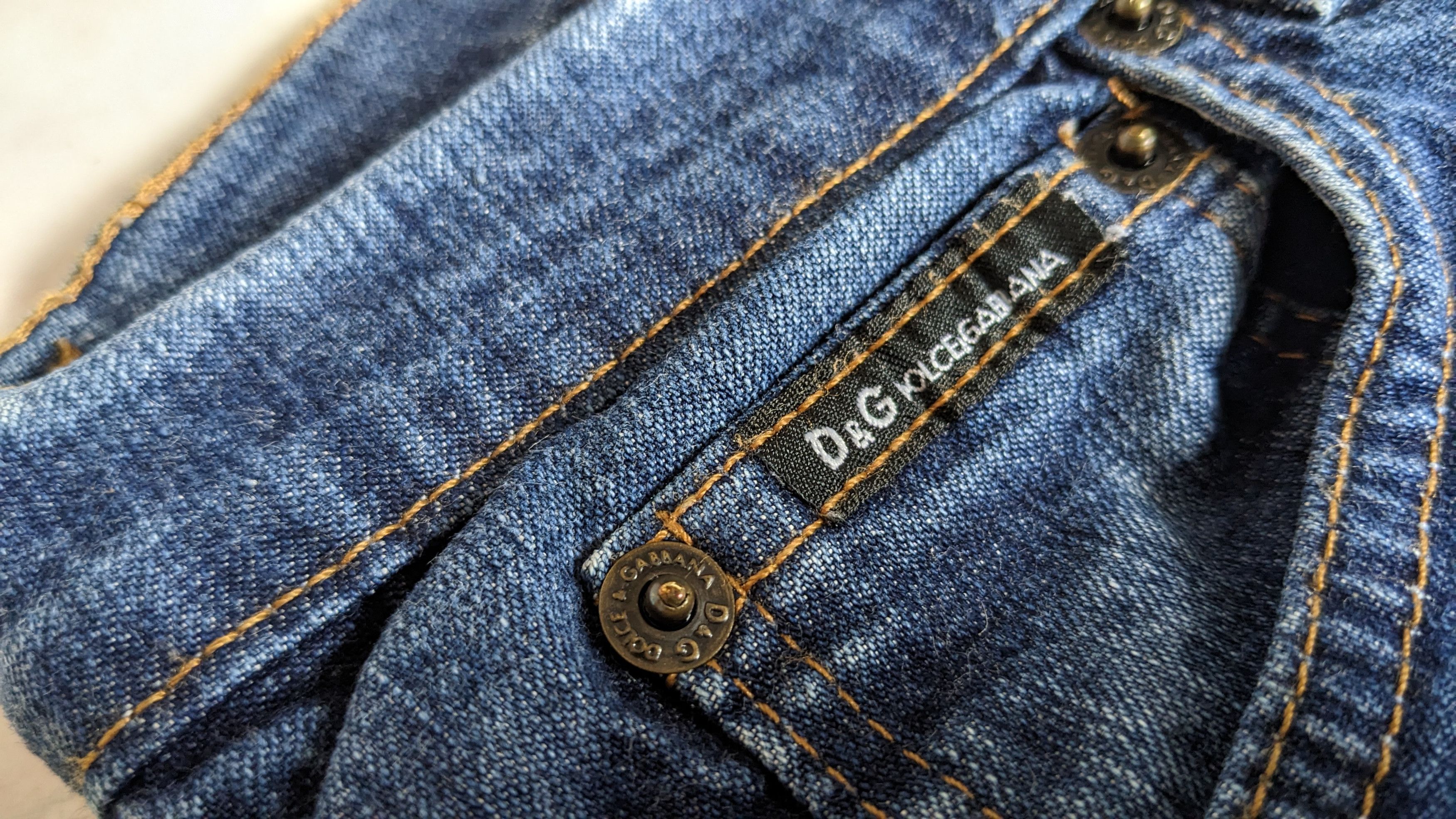 Dolce & Gabbana Vintage D&G Dolce & Gabbana Bootcut Flare Jeans 30/44 Y2K Size 30" / US 8 / IT 44 - 10 Thumbnail