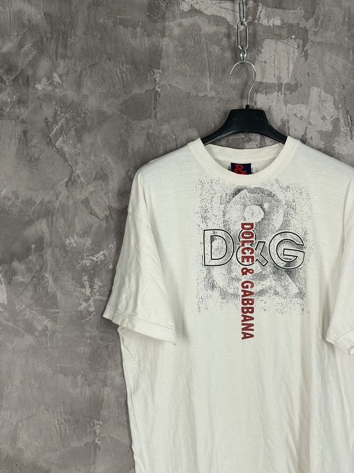 Dolce & Gabbana × Vintage DOLCE AND GABBANA Y2K FADE 3D Retro T SHIRT Size US L / EU 52-54 / 3 - 3 Thumbnail
