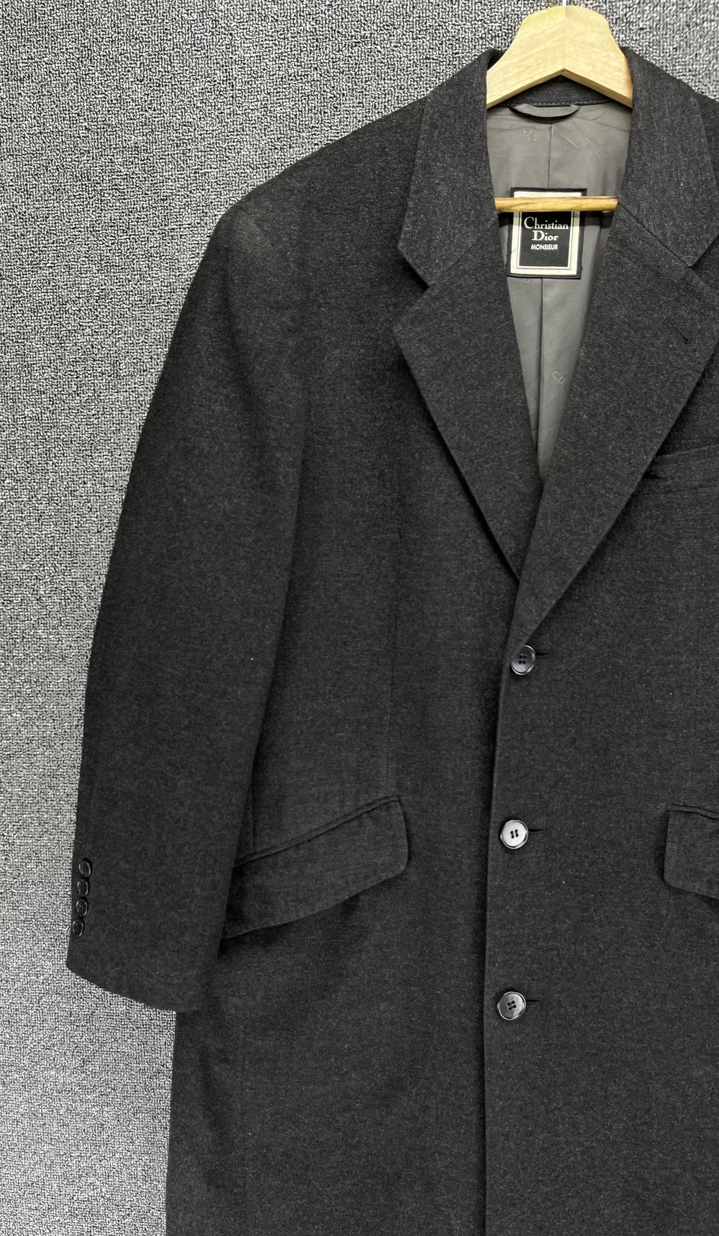 Christian Dior Monsieur Vintage 90s Christian Dior Monsieur Luxury Rare Wool Jacket Size US L / EU 52-54 / 3 - 3 Thumbnail