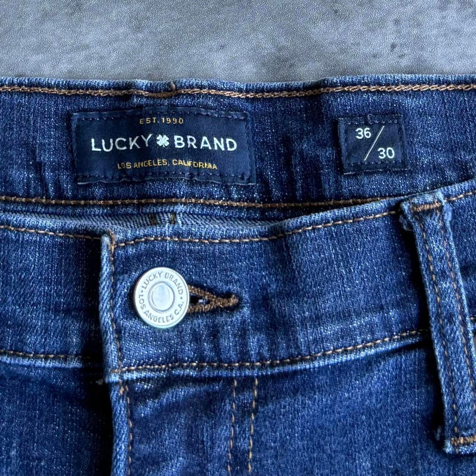 Japanese Brand × Lucky Brand × Vintage Vintage Y2K Lucky Brand Baggy Grunge Opium Embroidered Jeans Size US 36 / EU 52 - 4 Thumbnail
