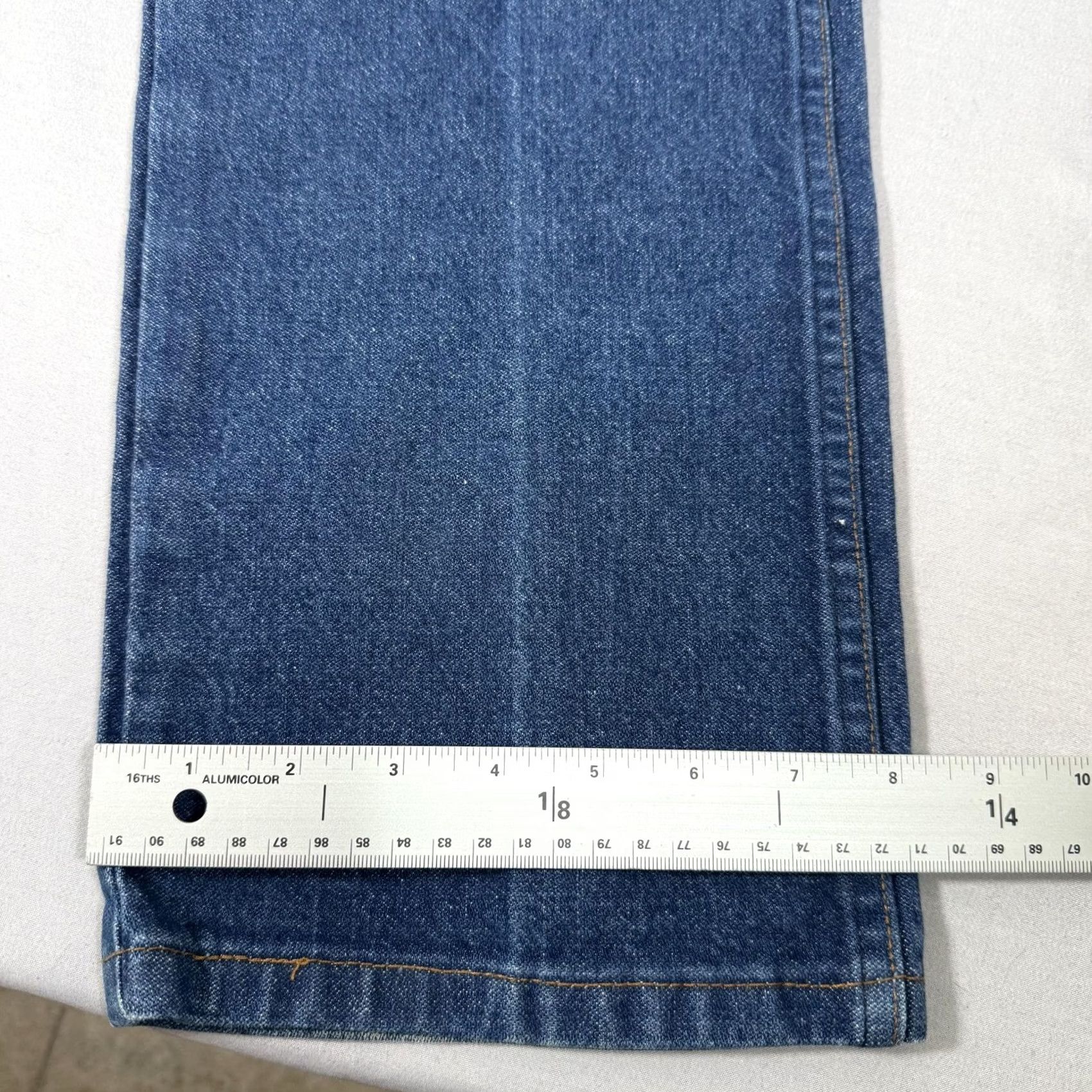 Wrangler Wrangler Jeans Mens 36x36 Blue 13MWZ Cowboy Cut Straight Denim Pants Western Cowboy Cut Regular 5-Pocket Logo Womens? Size US 36 / EU 52 - 5 Thumbnail