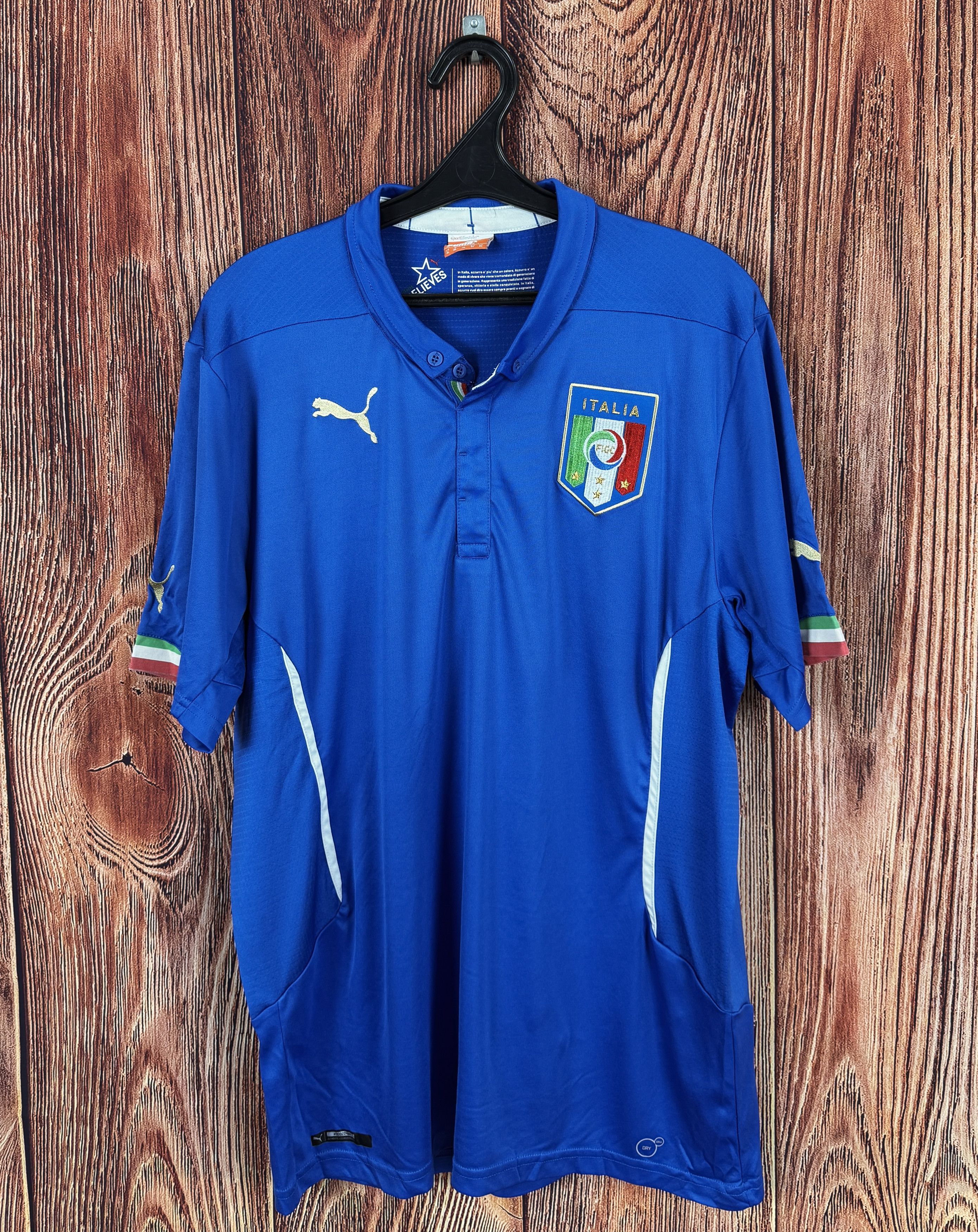 Puma 2014 ITALY Puma Home Football Soccer Jersey Kit Size US XL / EU 56 / 4 - 1 Thumbnail