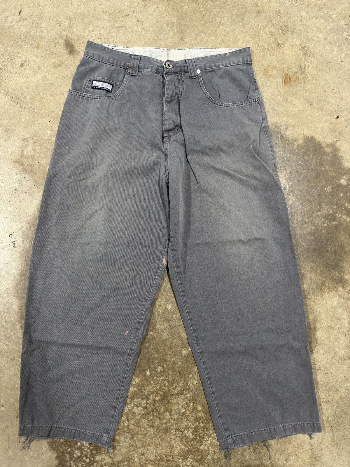 image of Alien Workshop x Vintage 90’S Alien Work Shop Skating Pants in Grey, Men's (Size 38)