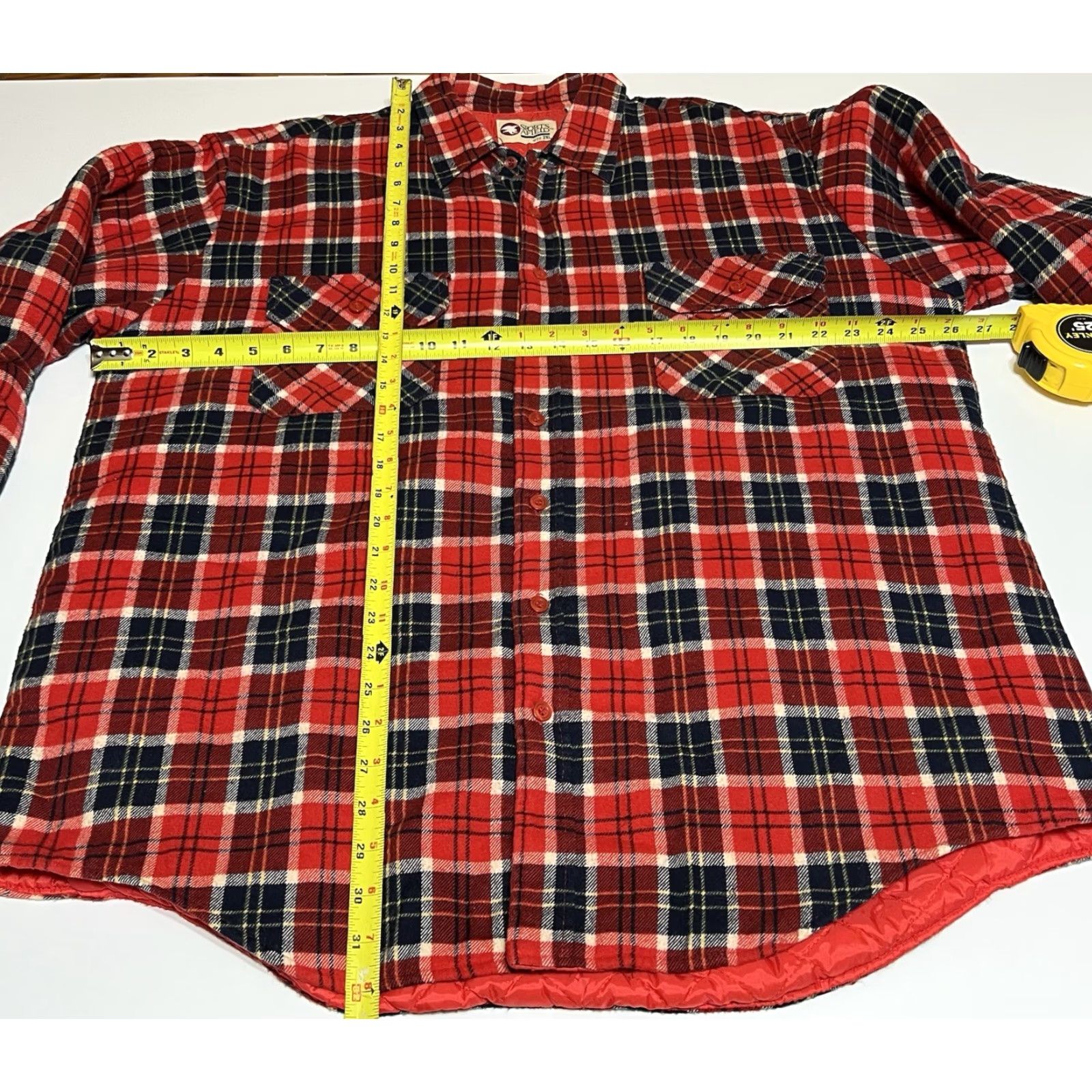 Vintage VINTAGE Sports Afield Quilted Flannel Plaid Shirt Jacket Men's XXL Red Lined Size US XXL / EU 58 / 5 - 4 Thumbnail