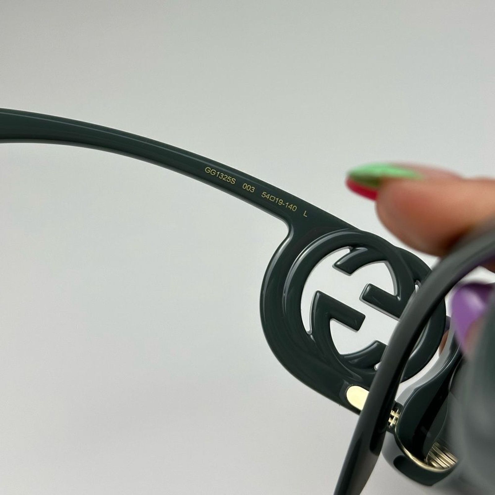 Gucci BRAND NEW GUCCI GG1325S 003 Grey Smoke Women Sunglasses Size ONE SIZE - 9 Thumbnail