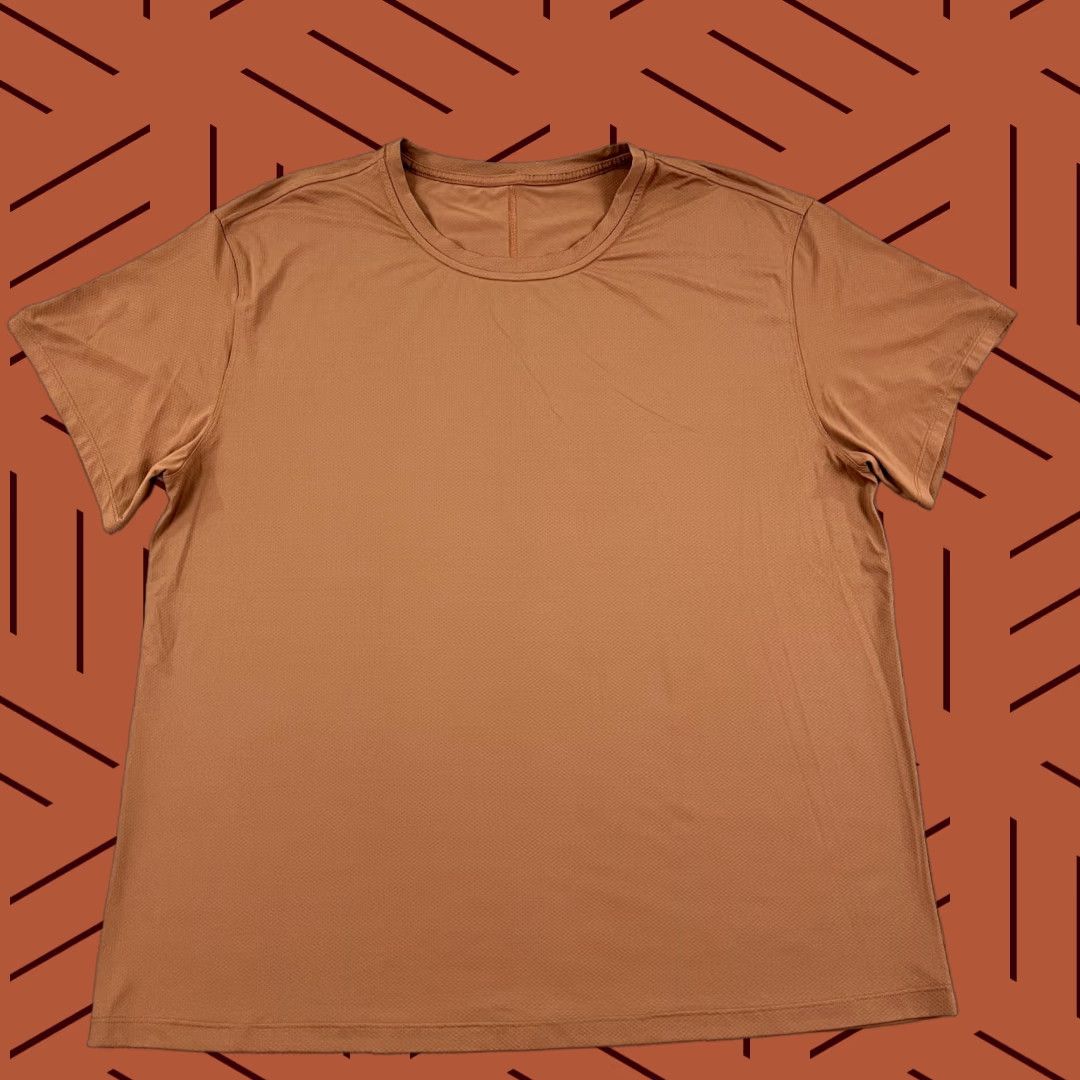 Lululemon LULULEMON Shirt Men Large/XL Brown Athletic Workout Gym Training Running Stretch Shirt Mens Large Brown Classic Athletic Sports Size US L / EU 52-54 / 3 - 1 Thumbnail