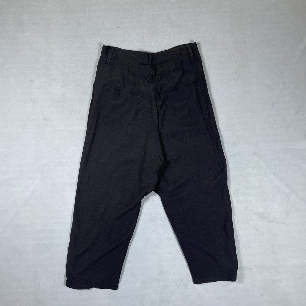 Y's Y’s -YOHJI YAMAMOTO CINCH BACK PANTS Size US 32 / EU 48 - 1 Thumbnail
