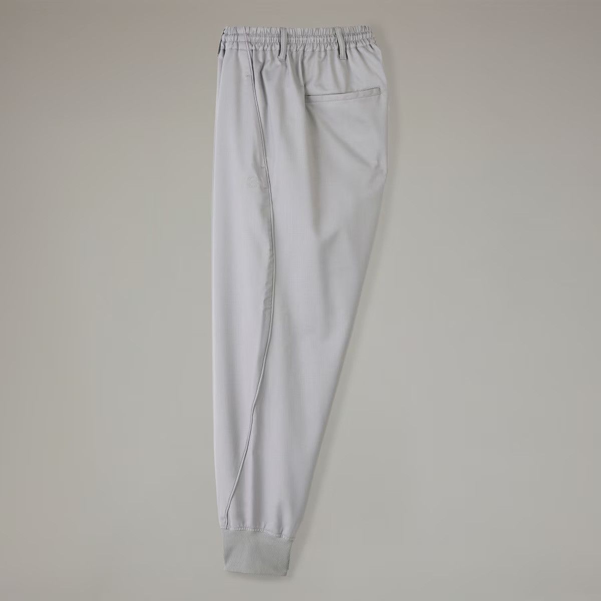 Y-3 × Yohji Yamamoto Y-3 Refined Woven Cuffed Tracksuit Bottoms, Grey Medium Size US 33 - 5 Thumbnail