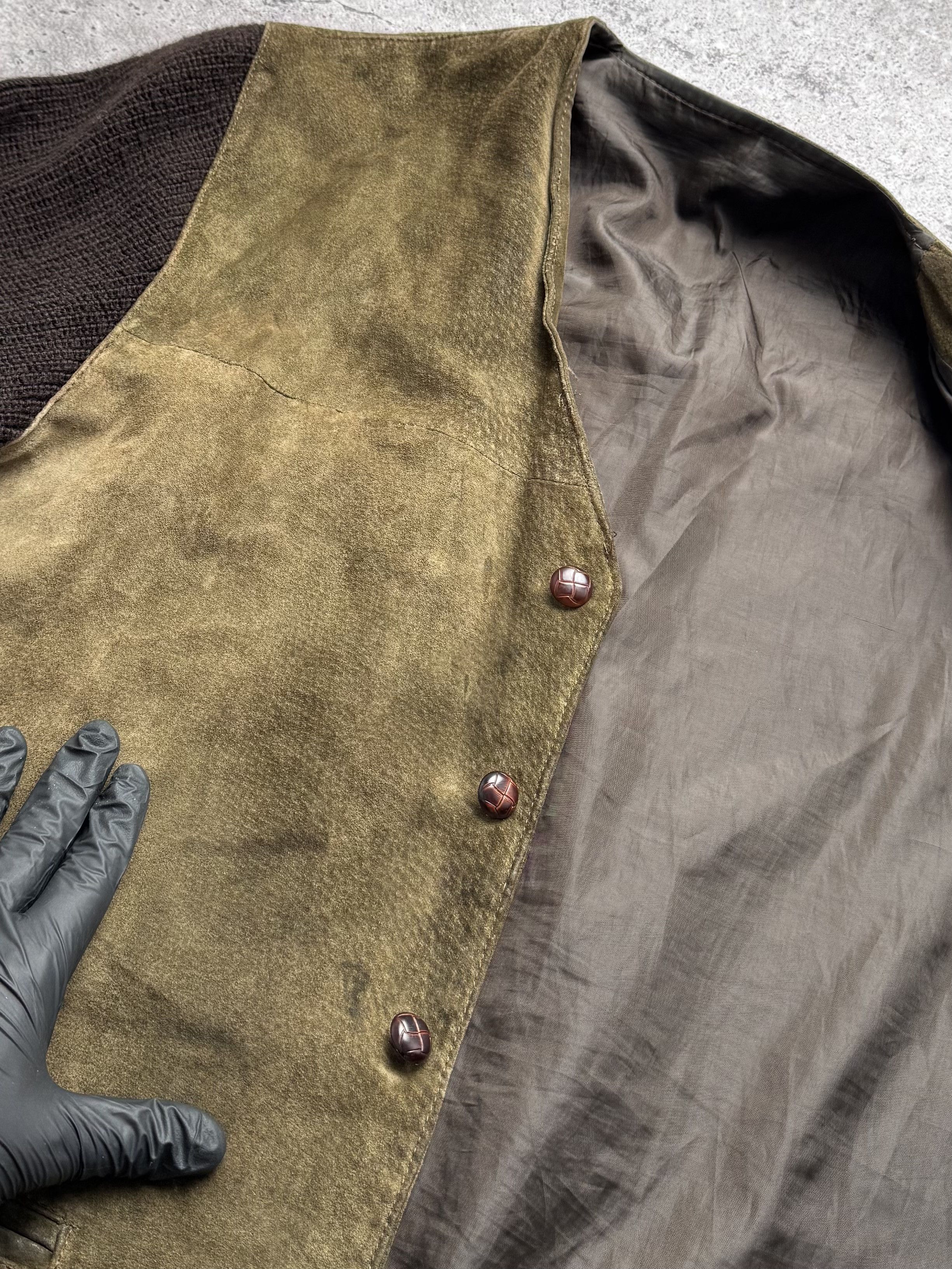 Vintage Vintage Faded Leather Jacket C2(V483) Size US S / EU 44-46 / 1 - 7 Thumbnail