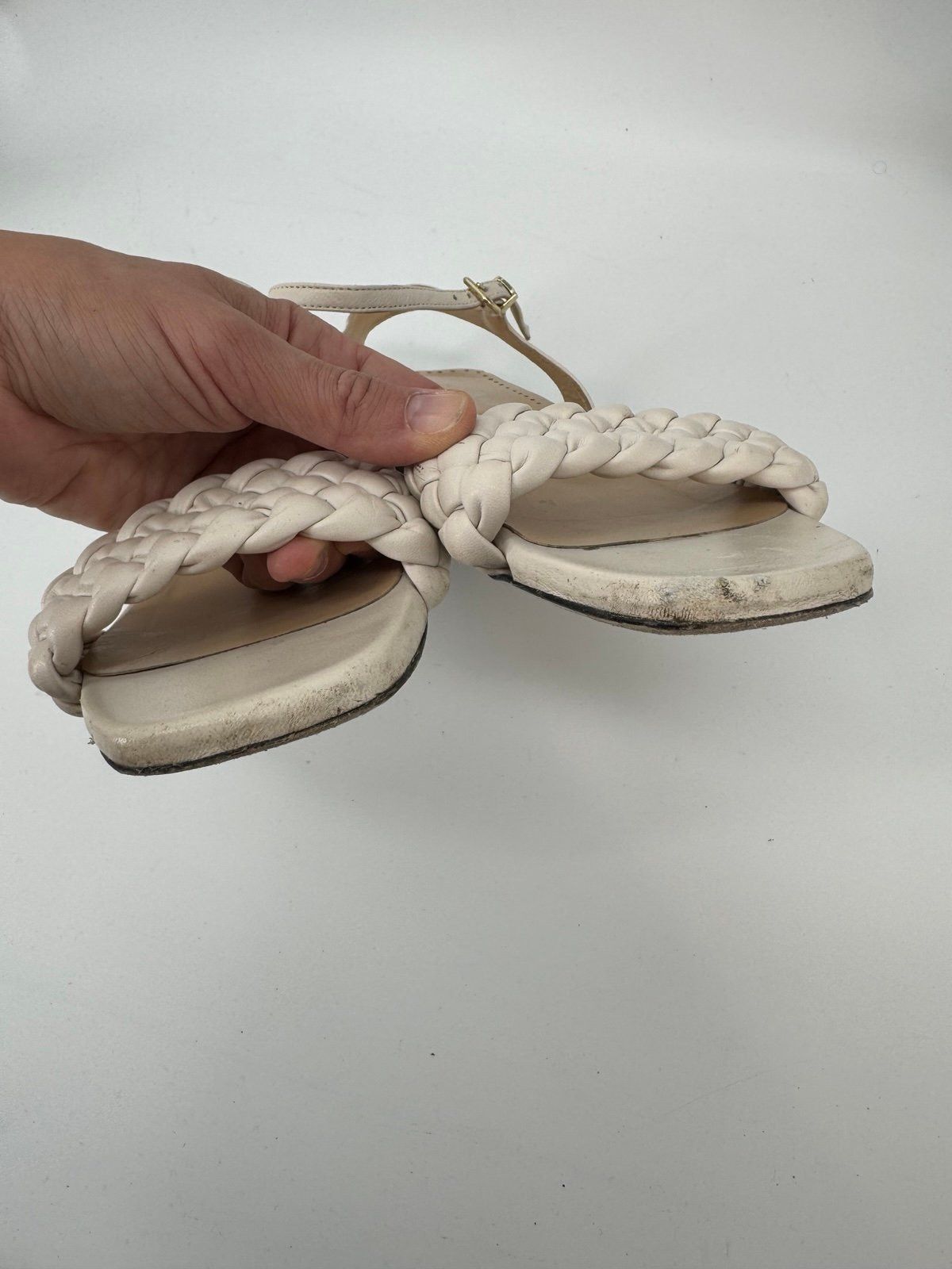 Ron White Sandals Ron White Blaise Puffy Knotted Slingback Sandals 7, Size US 7.5 / IT 37.5 - 3 Thumbnail