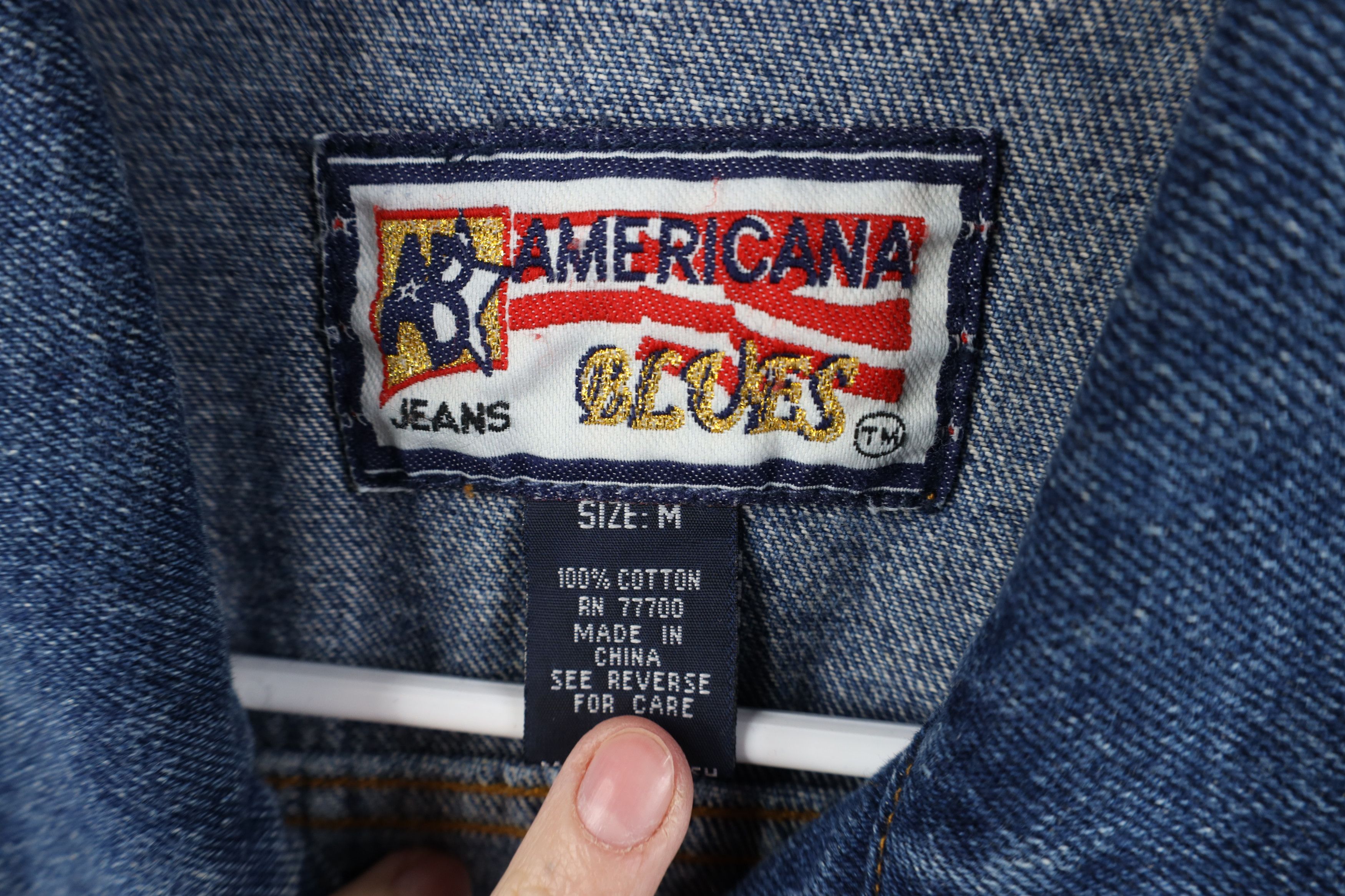 Vintage Vintage 90s Y2K Streetwear Babydoll Denim Trucker Jacket Size M / US 6-8 / IT 42-44 - 9 Thumbnail