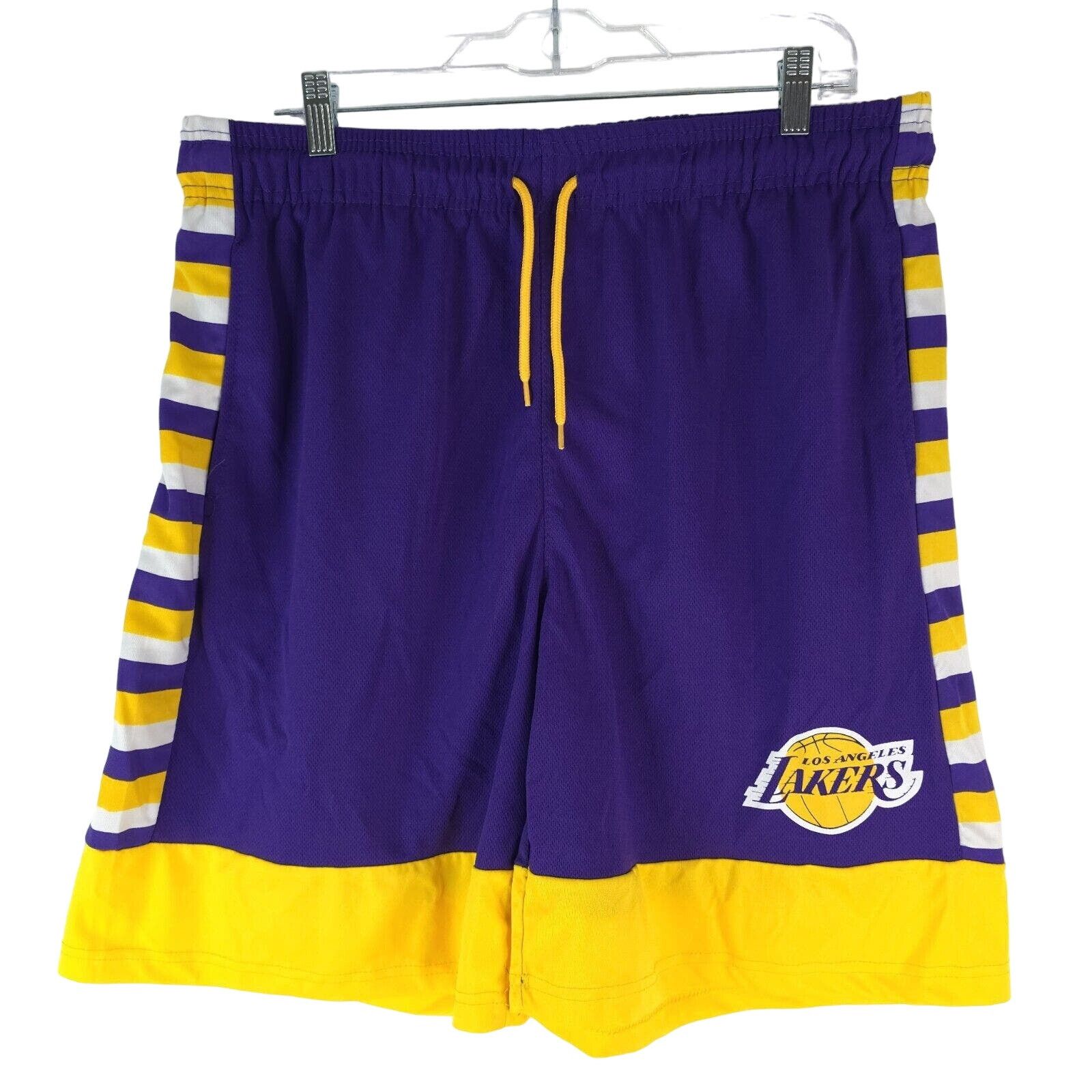 NBA Los Angeles Lakers Basketball Shorts NBA XL Purple Bayside Size US 36 / EU 52 - 1 Thumbnail