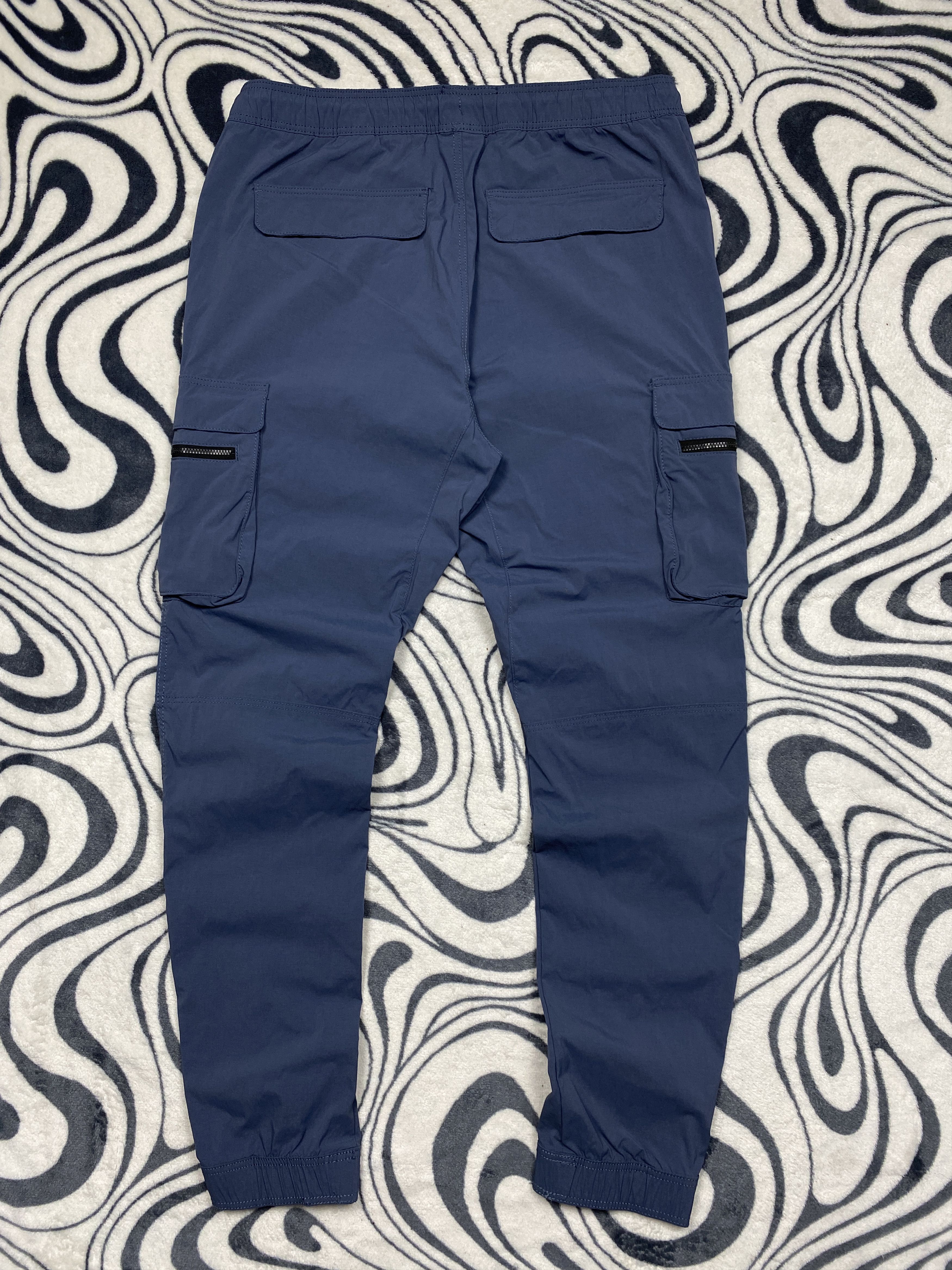 20471120 Mens Nylon Cargo Pants Y2K H&M Size US 32 / EU 48 - 5 Thumbnail