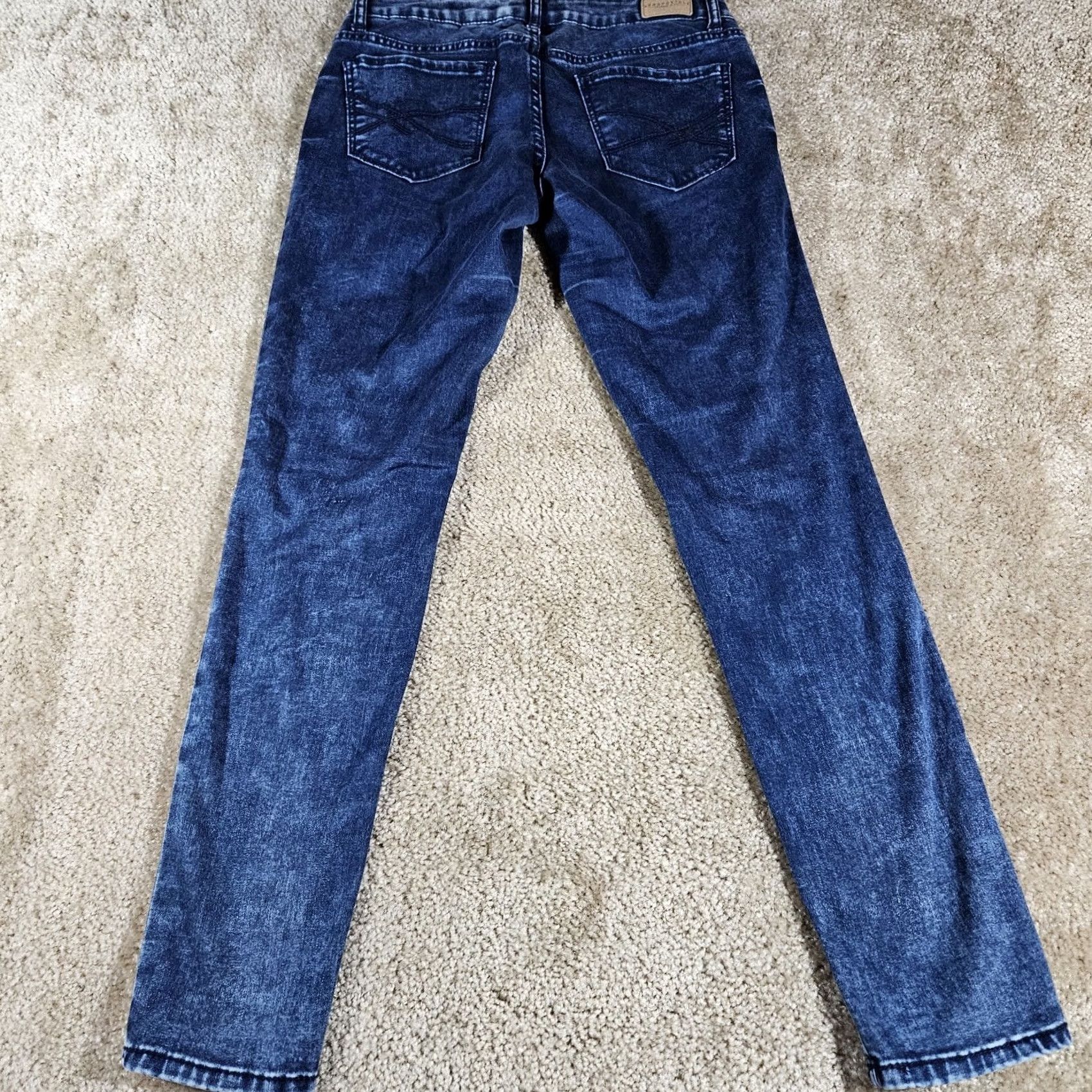 Aeropostale Aeropostale Jegging Jeans Dark Wash Distressed Women Size 6 Size 28" / US 6 / IT 42 - 7 Thumbnail
