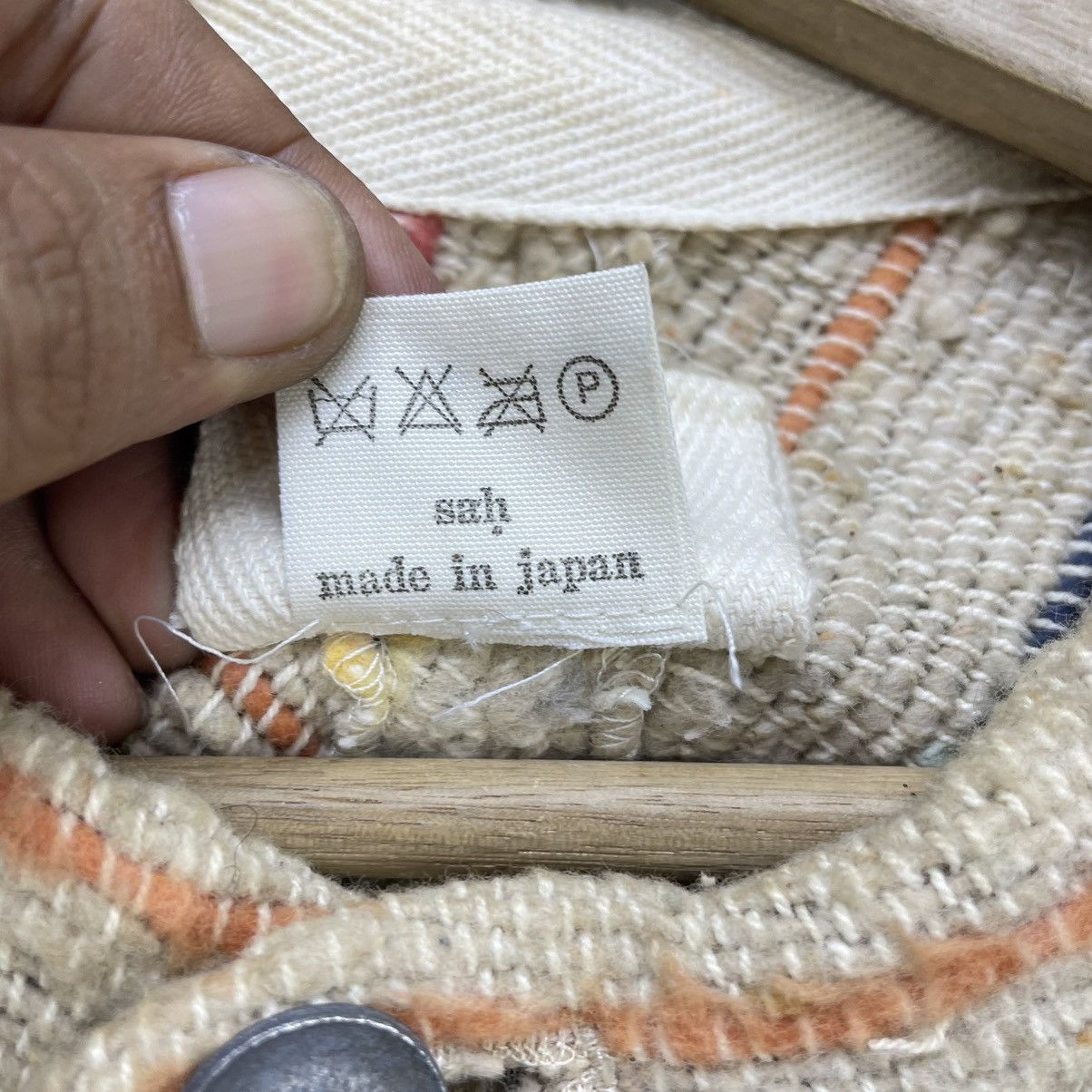 45rpm 🗣️Vtg Japanese Brand Sah Made In Japan Stripe Jacket Size US M / EU 48-50 / 2 - 7 Thumbnail