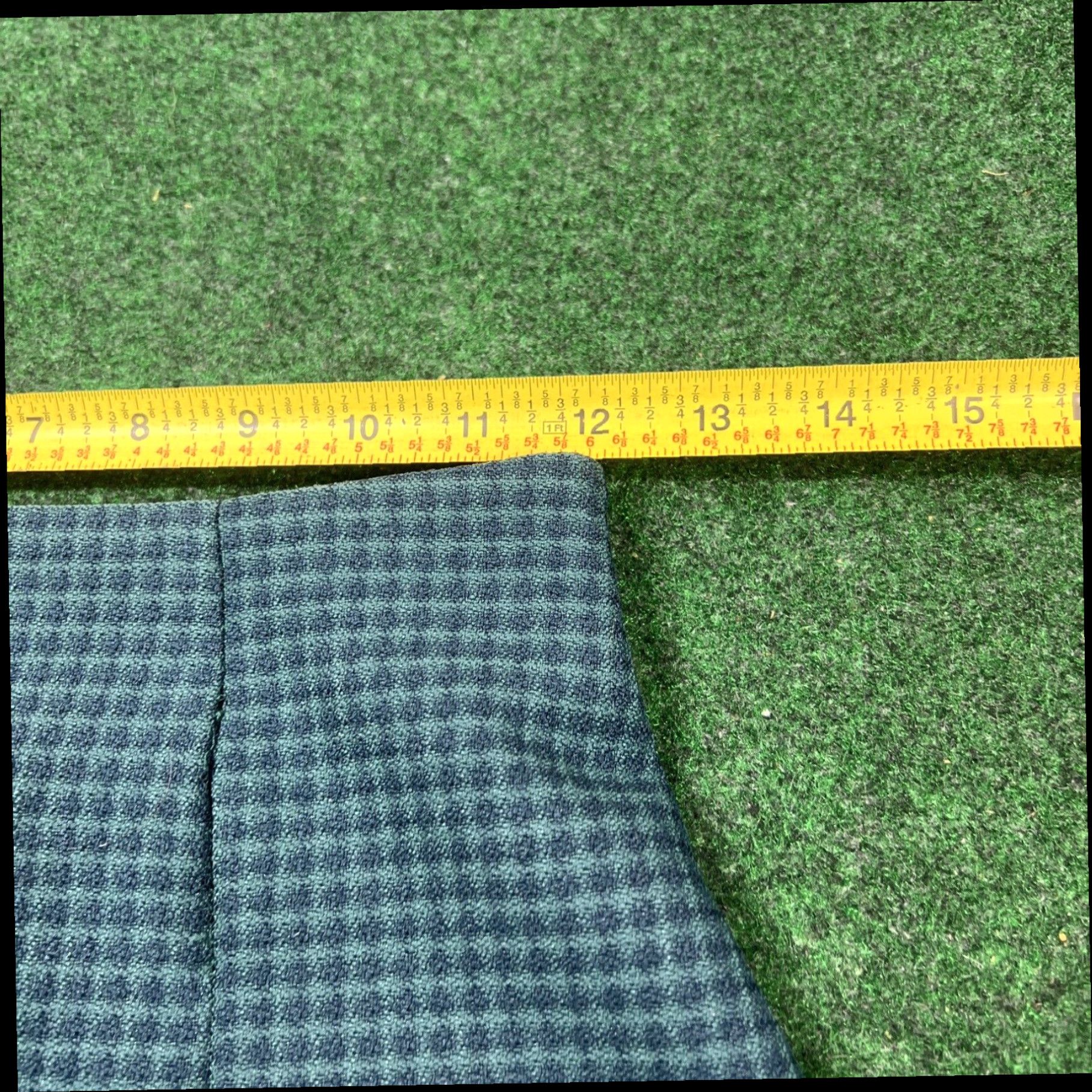 Vintage All that Jazz Skirt Womens 5/6 Green Plaid Elastic Waist USA 24x18 Size 27" / US 4 / IT 40 - 7 Thumbnail