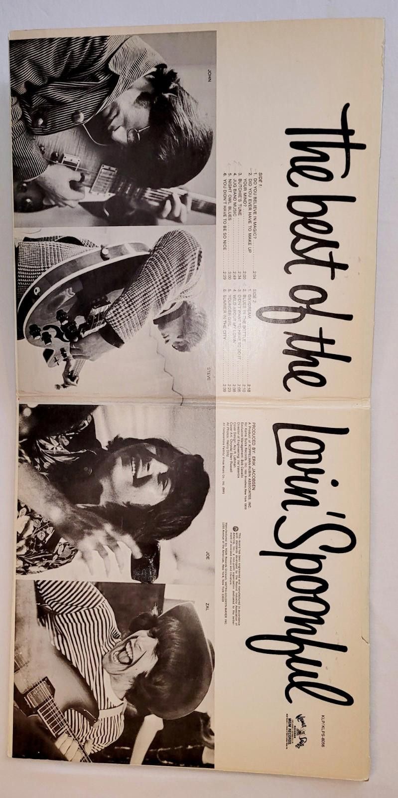 Designer BEST OF THE LOVIN' SPOONFUL LP 1st Press 1967 Size ONE SIZE - 3 Thumbnail