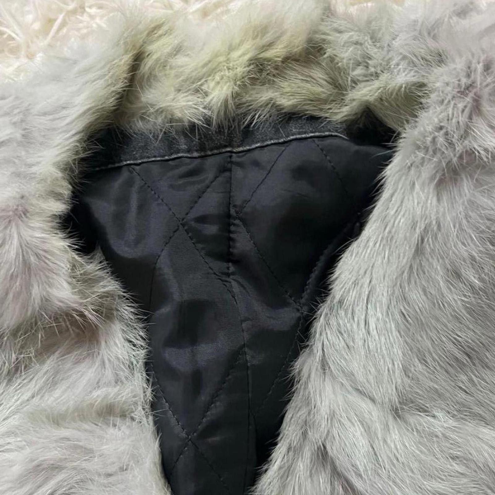 Other Real rabbit fur whimsy goth vintage denim penny lane coat Size XS / US 0-2 / IT 36-38 - 5 Thumbnail