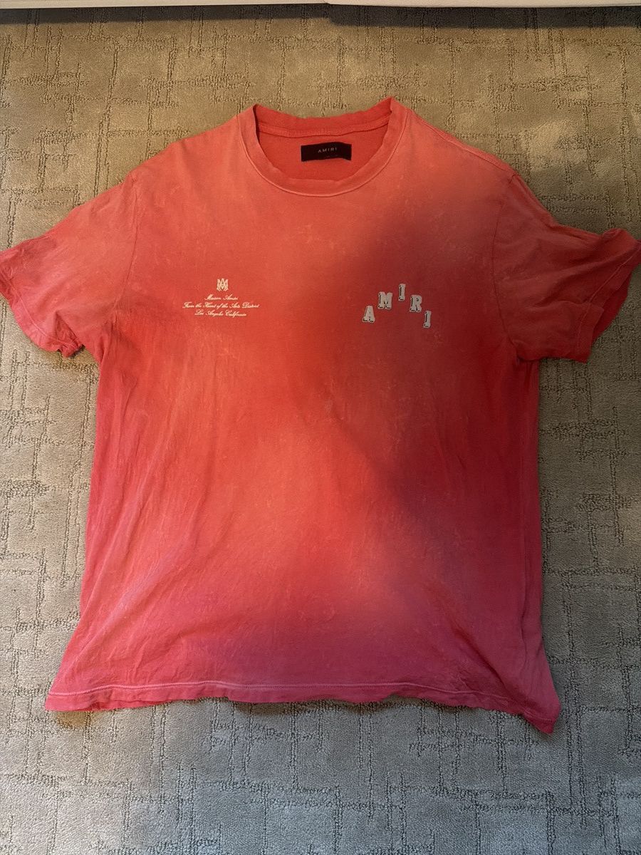 Amiri Amiri vintage red T-shirt Size US XL / EU 56 / 4 - 1 Thumbnail