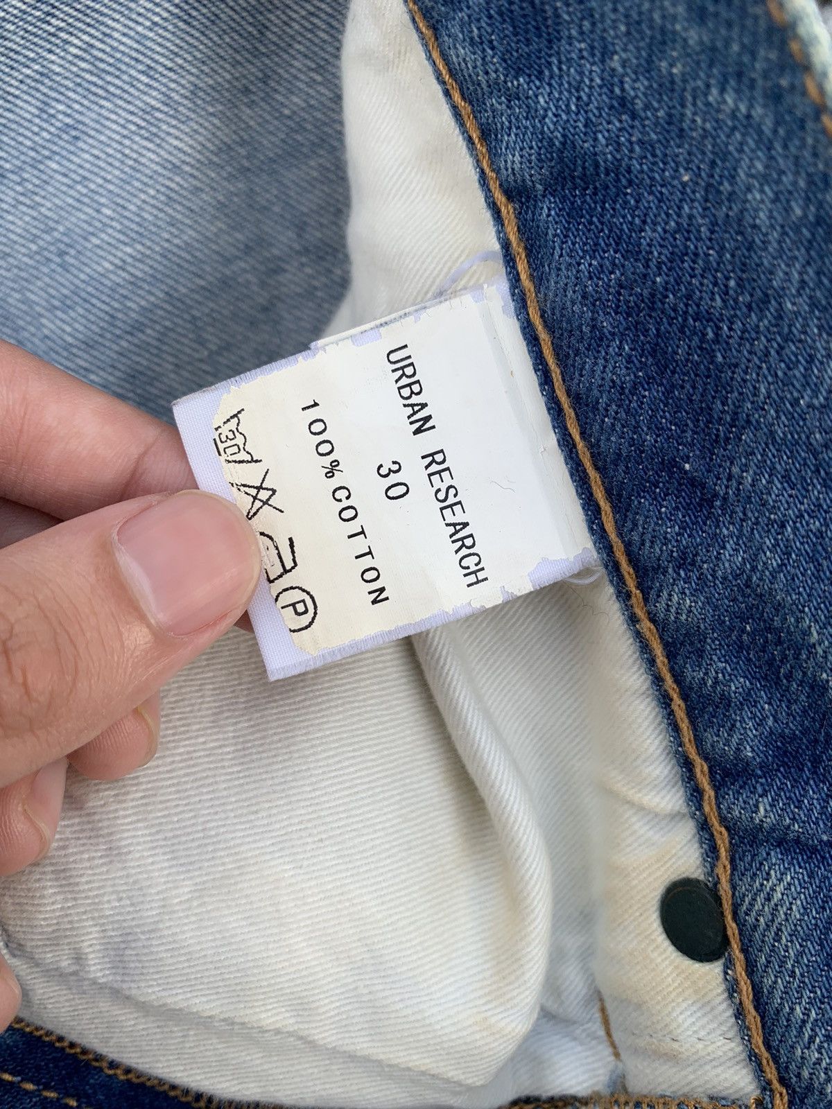Japanese Brand VINTAGE URBAN RESEARCH SELVEDGE RUSTY JAPANESE DISTRESSED Size US 31 - 18 Thumbnail