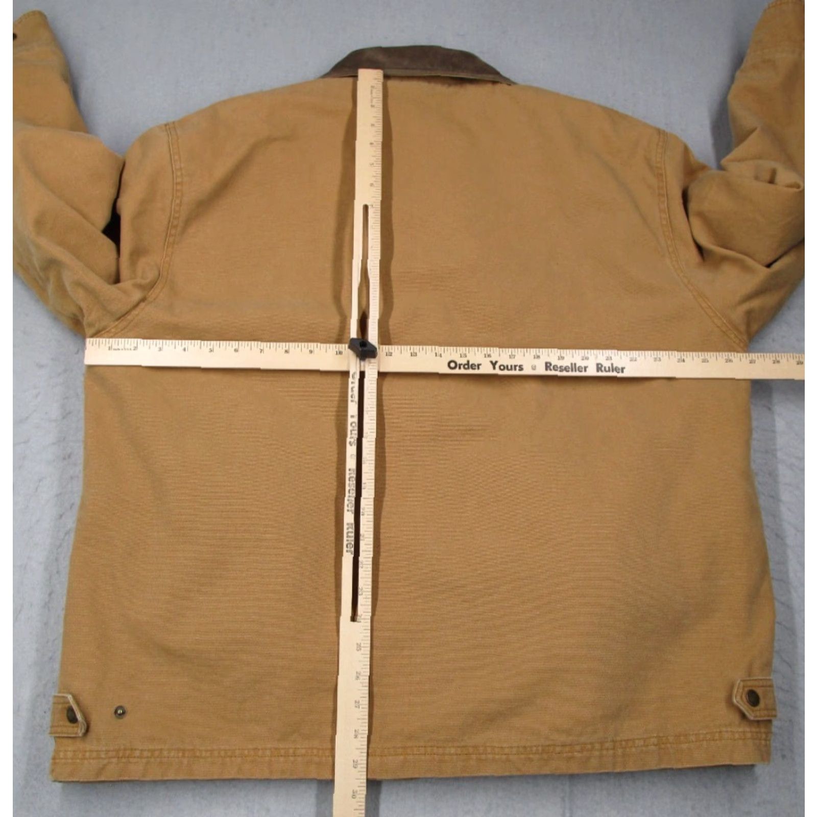 Orvis VINTAGE Orvis Jacket Mens XL Brown Canvas Full Zip Sherpa Lined Chore Work Y2K Size US XL / EU 56 / 4 - 6 Thumbnail