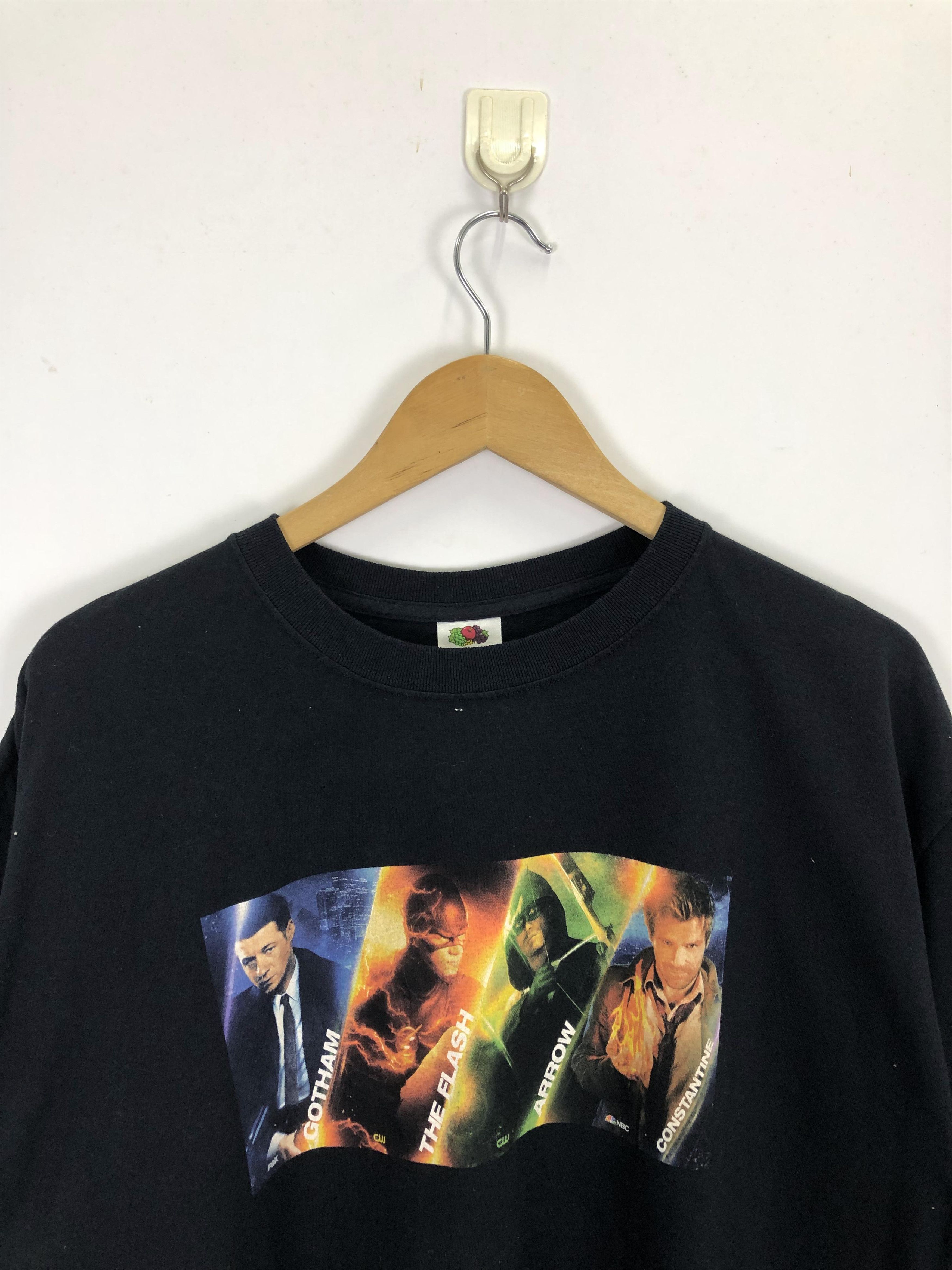 DC Comics × Vintage × Warner Bros Vintage Warner Bros DC Entertainment Superhero Tee TA0361 Size US XL / EU 56 / 4 - 2 Thumbnail