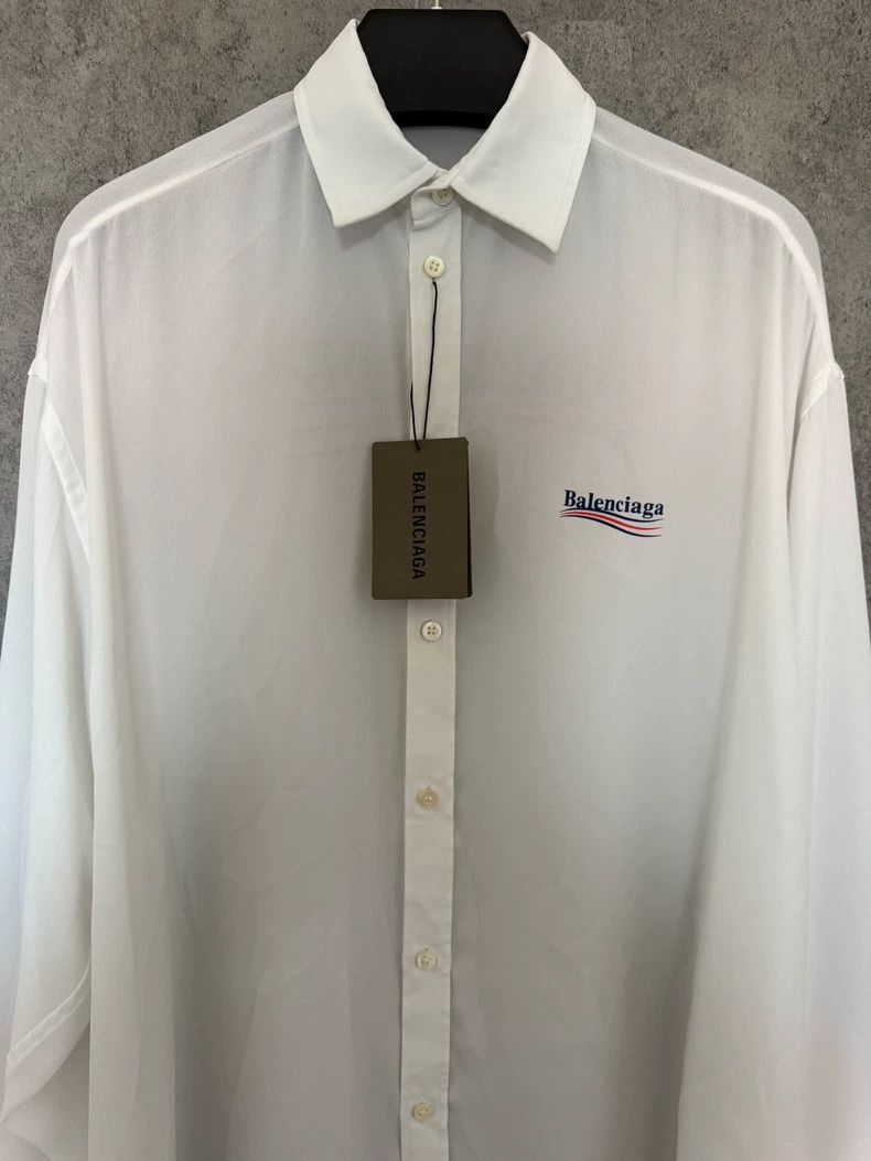 Balenciaga Balenciaga size 36 Cola printed logo shirt white Size US S / EU 44-46 / 1 - 2 Thumbnail