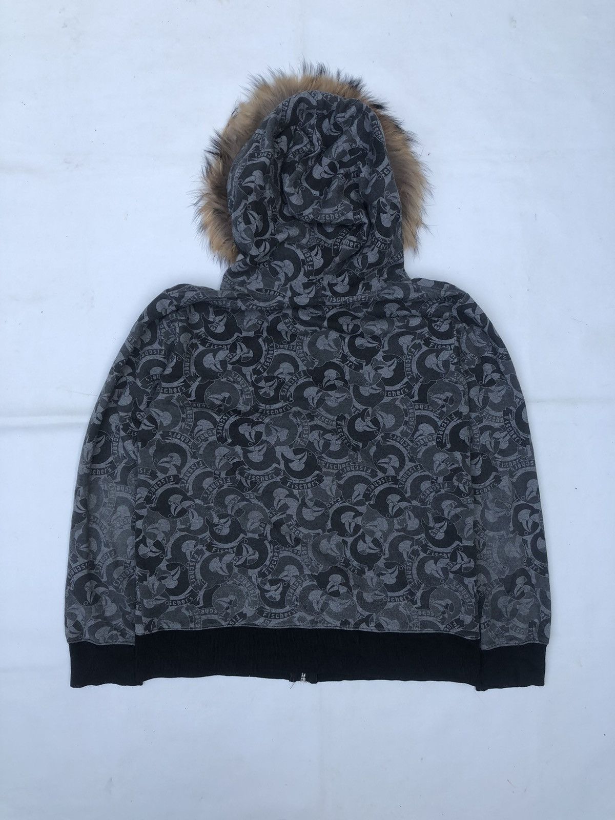 If Six Was Nine Japanese Fur Zip Hoodie Fischer’s Goa Style Size US M / EU 48-50 / 2 - 2 Thumbnail