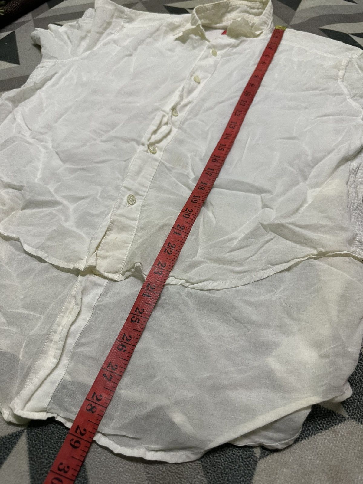 Yohji Yamamoto Y’s Yohji Yamamoto red label double button shirts Size US XL / EU 56 / 4 - 10 Thumbnail