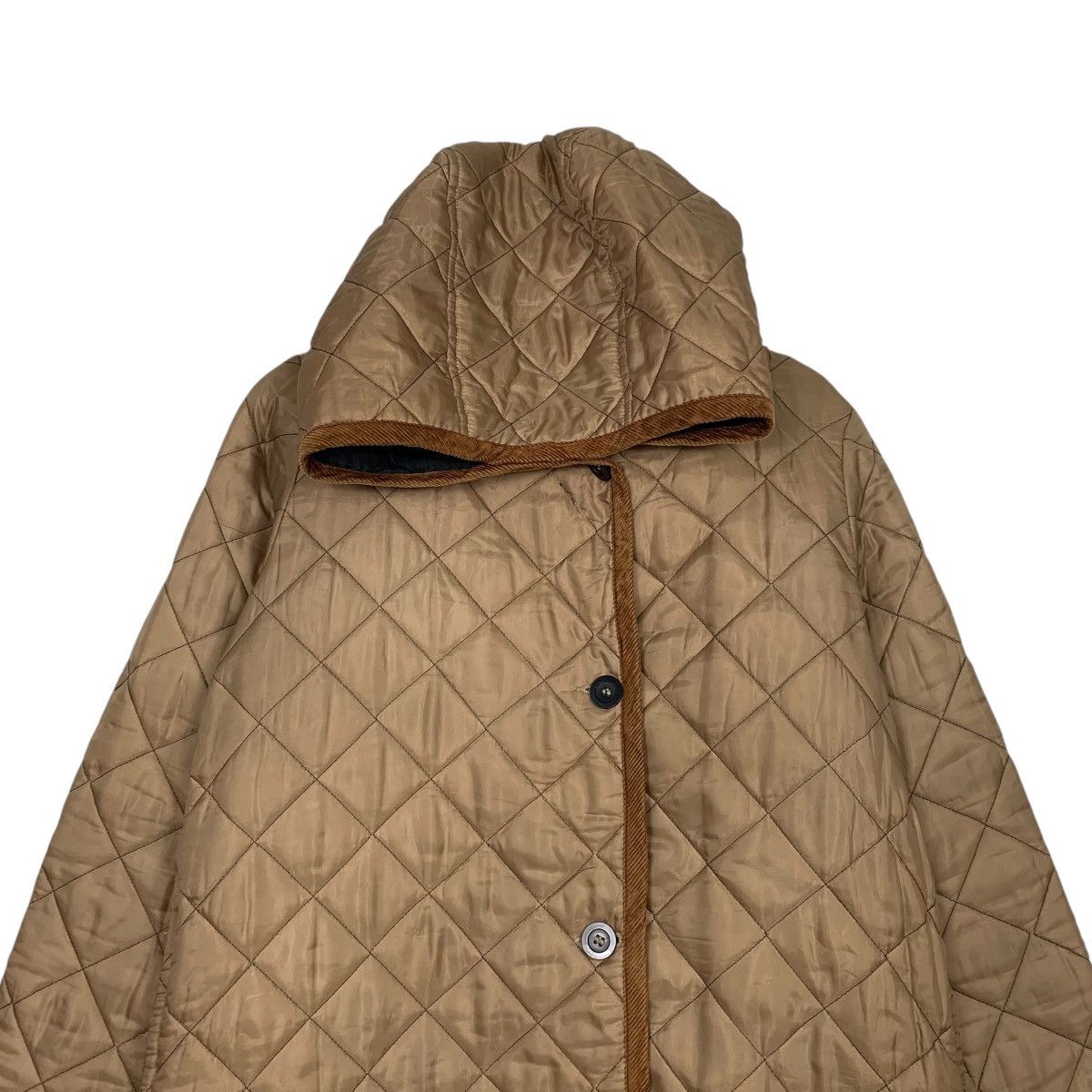 Other Beaver Of Bolton Hooded Quilted Coat Made In England Size M / US 6-8 / IT 42-44 - 2 Thumbnail