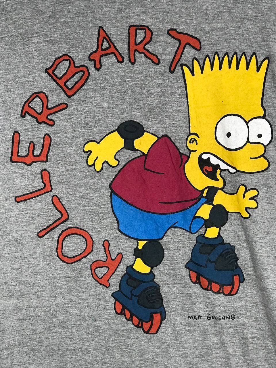 The Simpsons × Vintage vintage bart simpsons roller blade mart groening Size US L / EU 52-54 / 3 - 3 Thumbnail